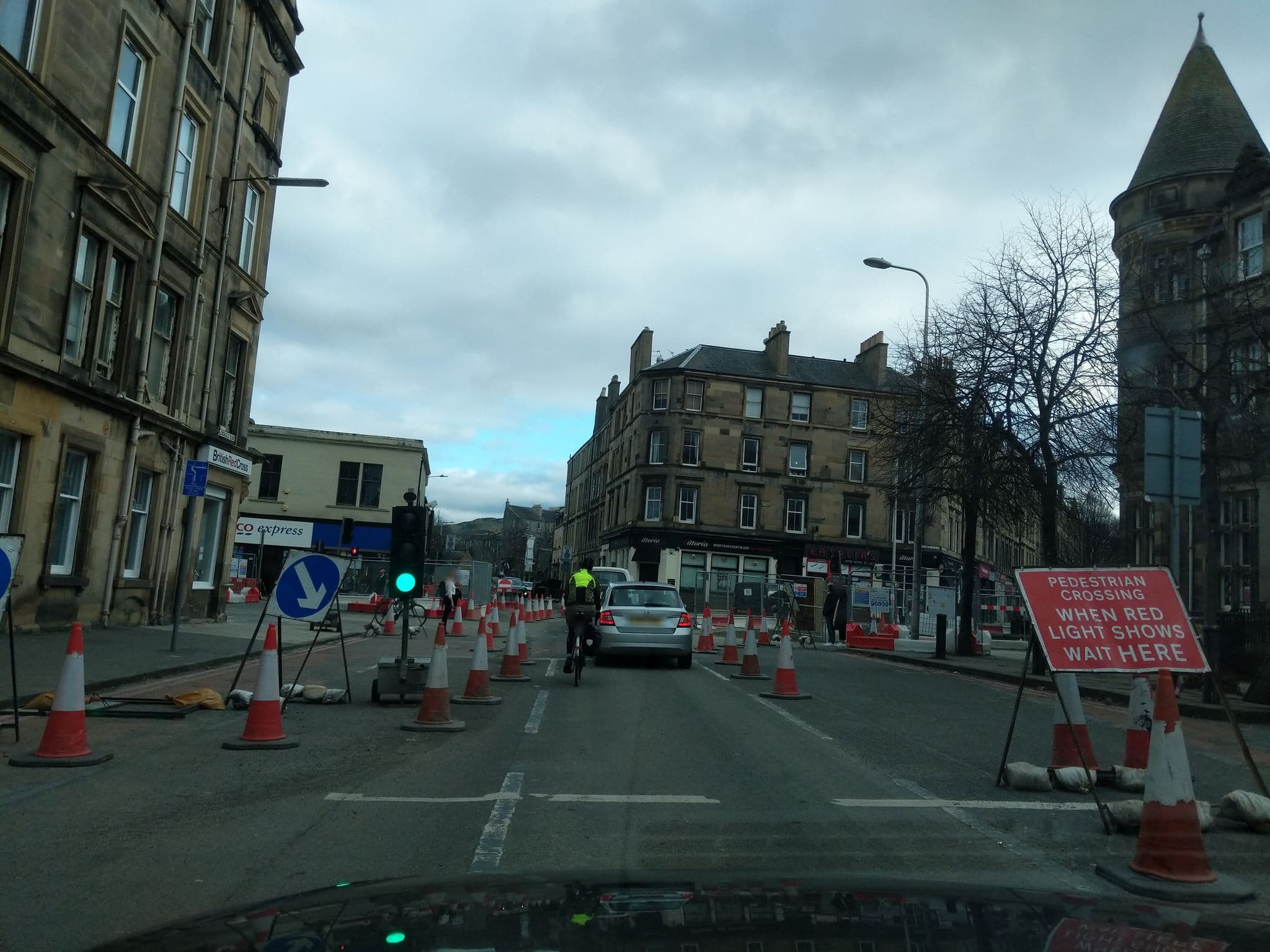 Street view near Browns Bed and Breakfast, Edinburgh — © ccbb7766 (CC BY-SA · Mapillary)
