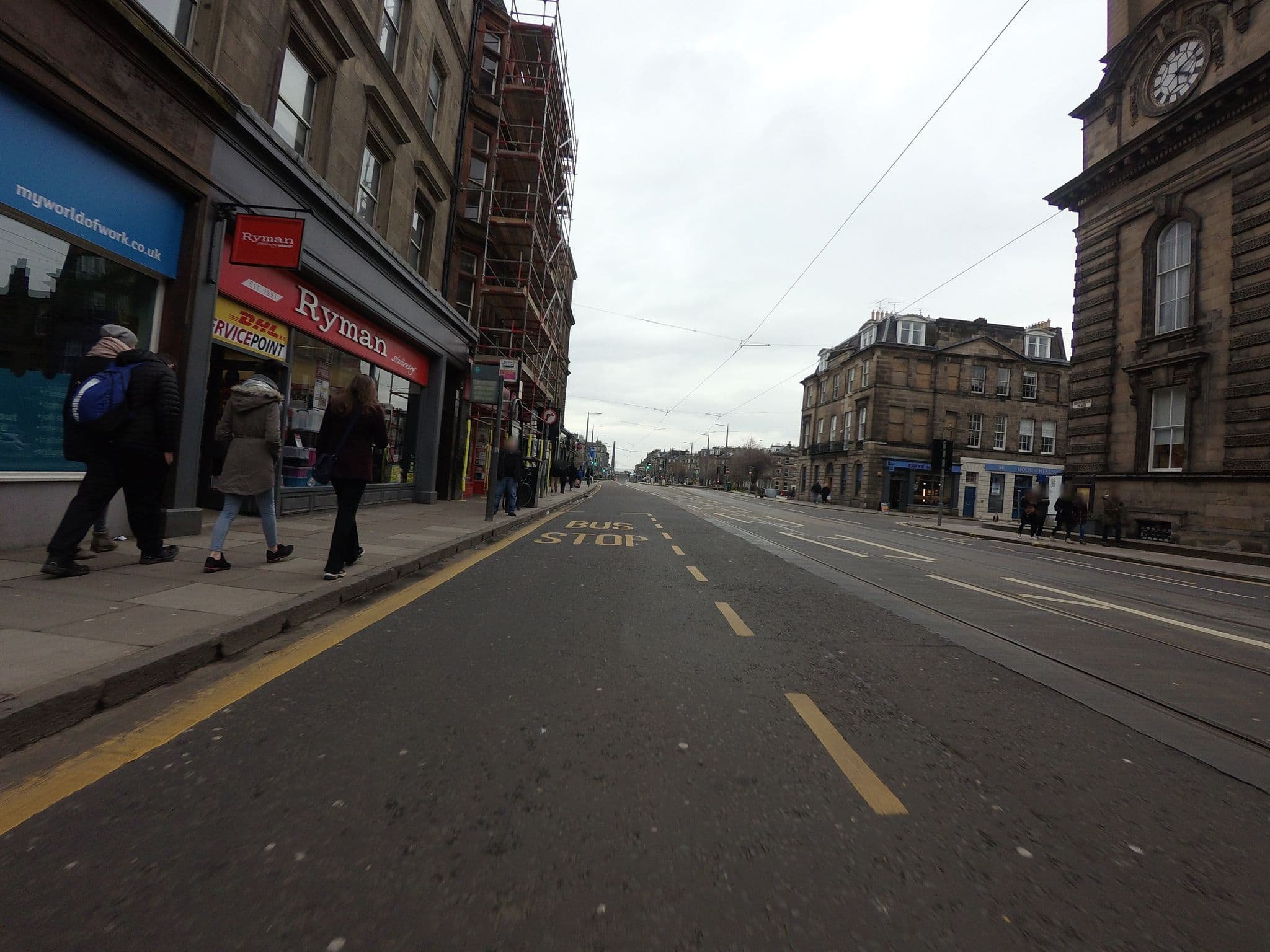 Street view near City Centre Guest House, Edinburgh — © hobgoblin (CC BY-SA · Mapillary)