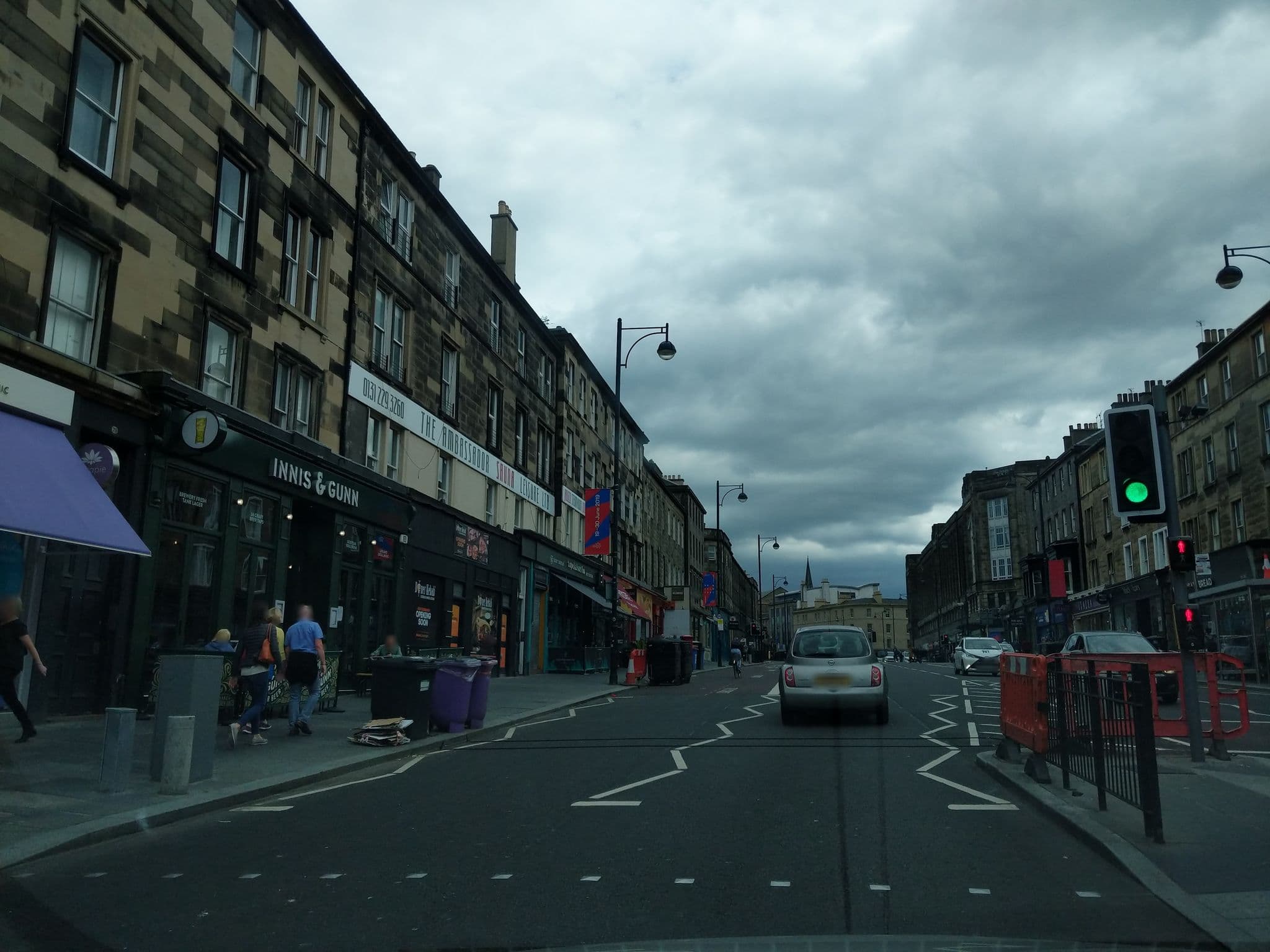 Street view near Hotel Corporation of Edinburgh, Edinburgh — © ccbb7766 (CC BY-SA · Mapillary)