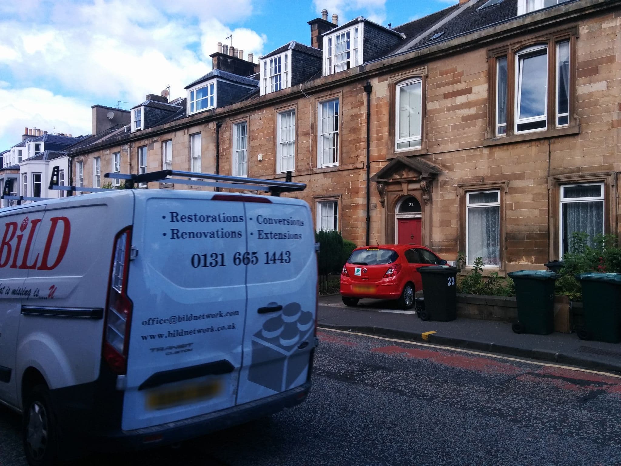 Street view near The Edinburgh Town House, Edinburgh — © lascapi (CC BY-SA · Mapillary)