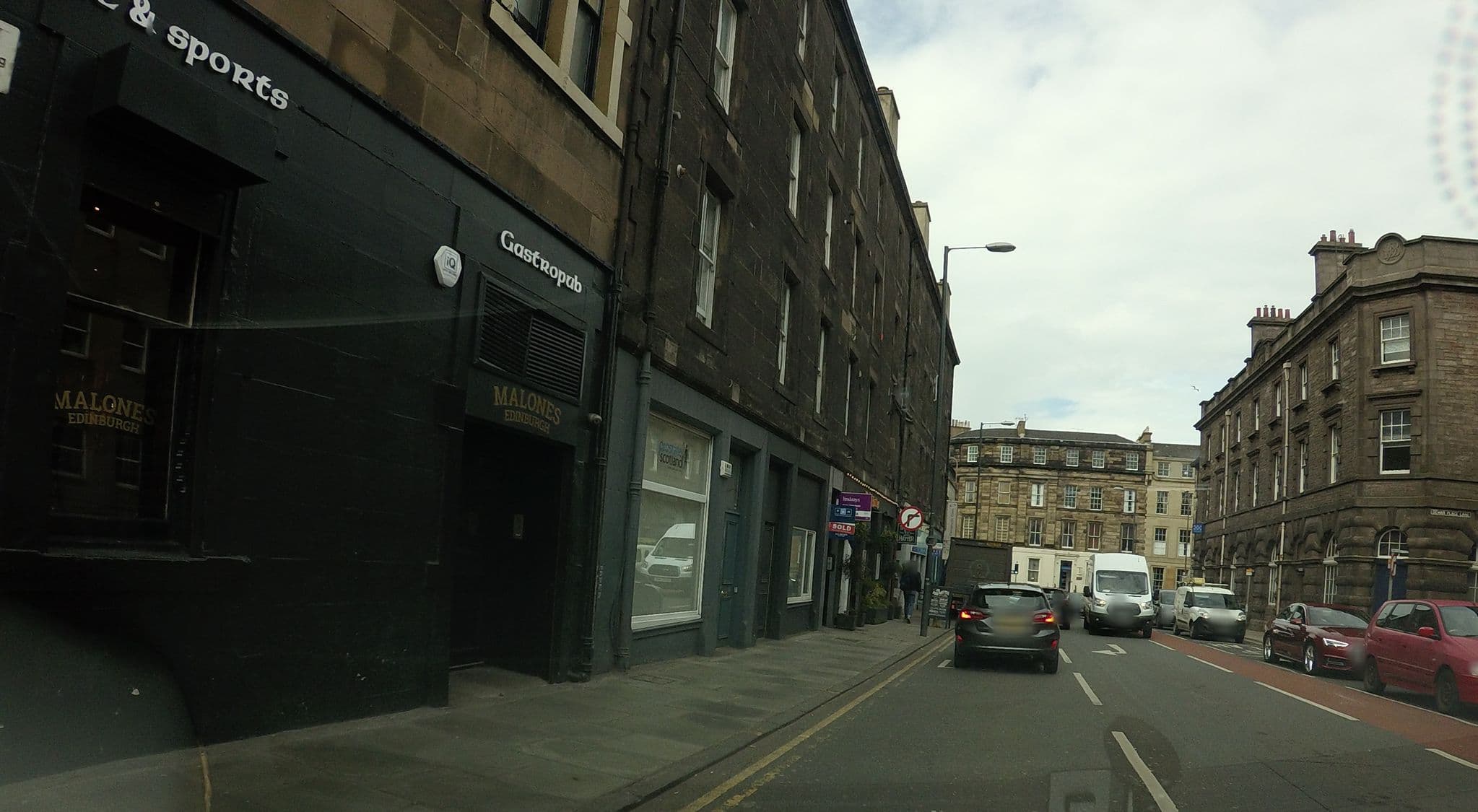 Street view near Haymarket Apartments, Edinburgh — © hobgoblin (CC BY-SA · Mapillary)