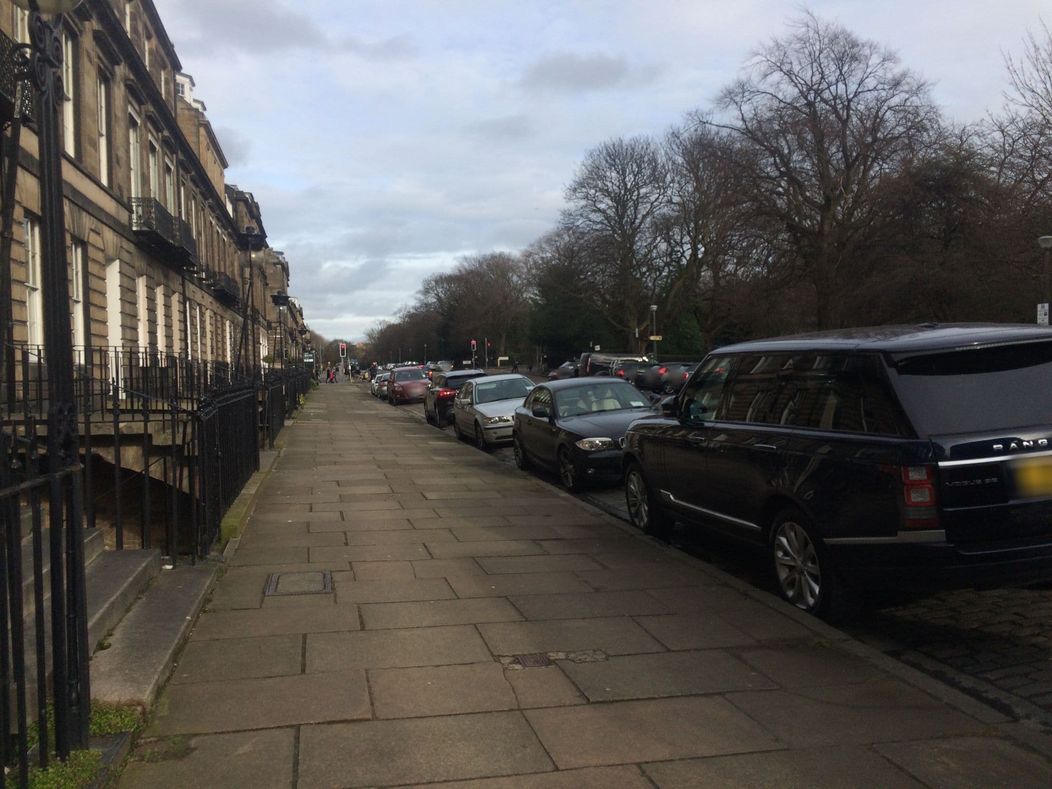 Street view near 26A Heriot Row, Edinburgh — © drnoble (CC BY-SA · Mapillary)