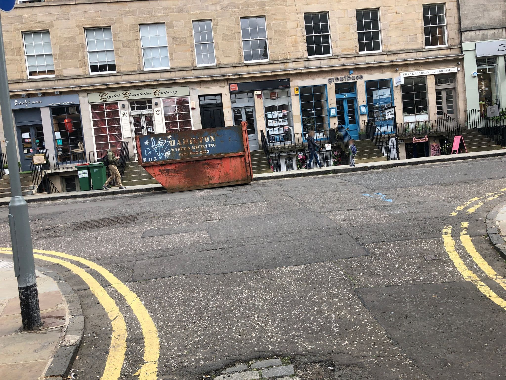 Street view near Greatbase Apartments, Edinburgh — © drnoble (CC BY-SA · Mapillary)