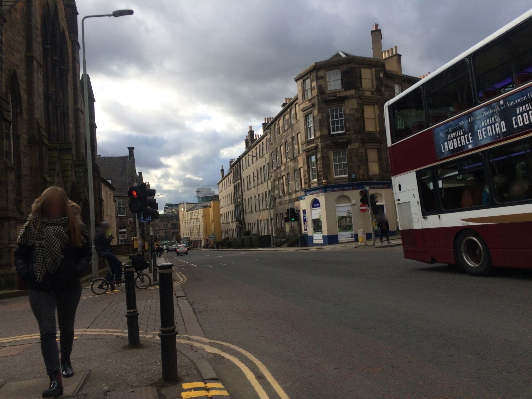Street view near Premier Inn Edinburgh Central Lauriston Place, Edinburgh — © drnoble (CC BY-SA · Mapillary)