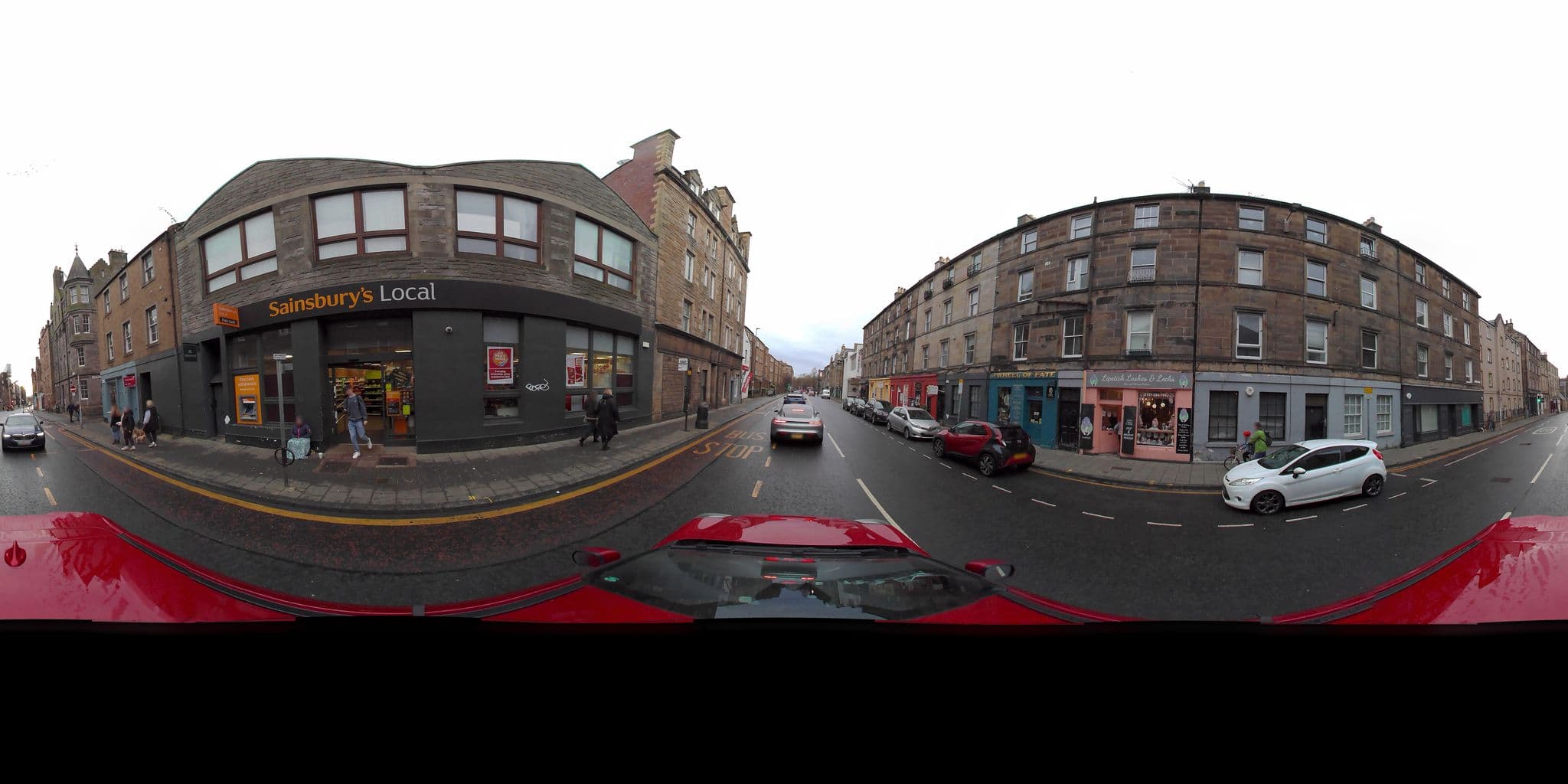 Street view near Meadows Hotel, Edinburgh — © terravisus (CC BY-SA · Mapillary)