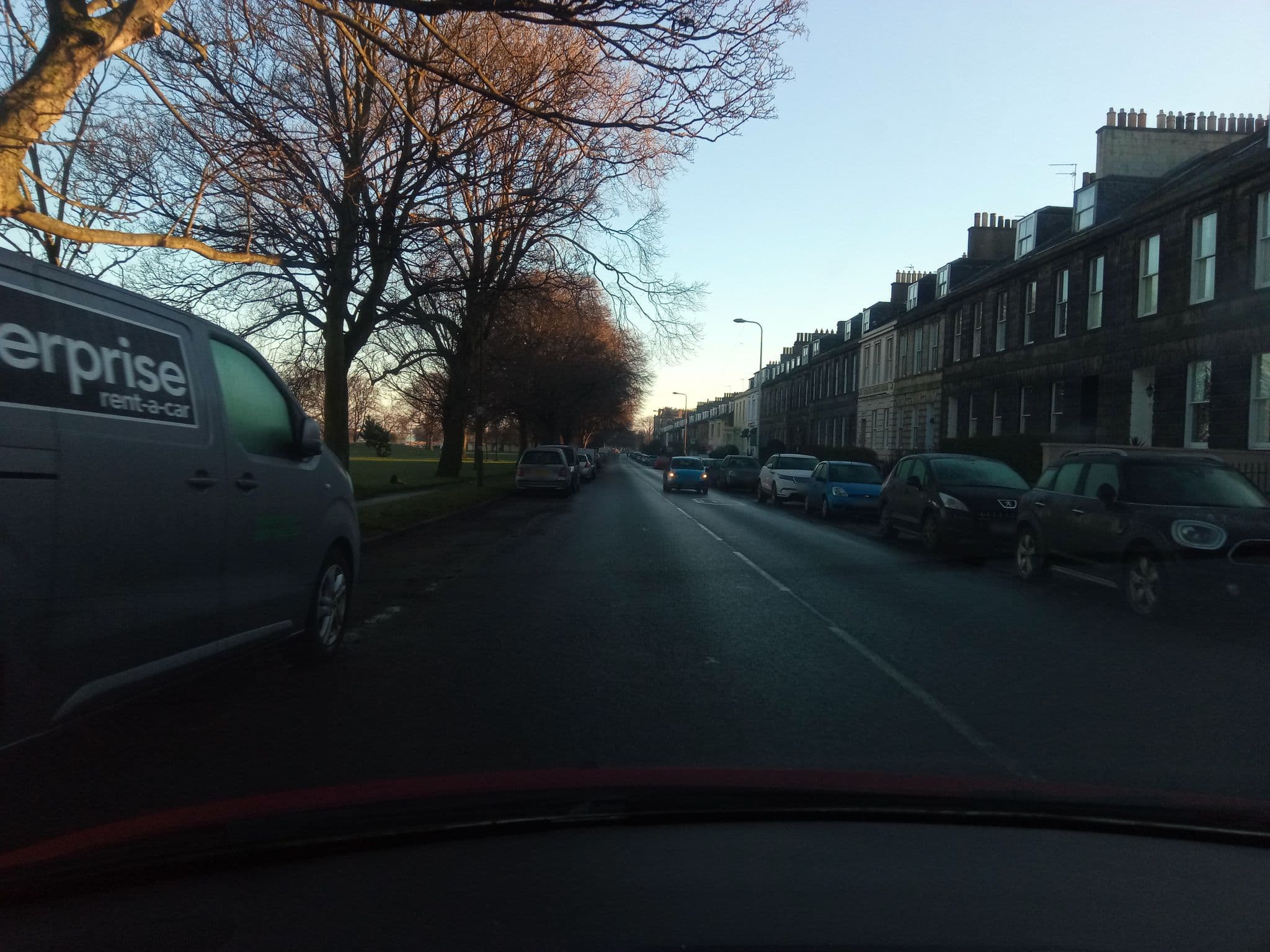 Street view near Parkview Hotel, Edinburgh — © victuallers (CC BY-SA · Mapillary)