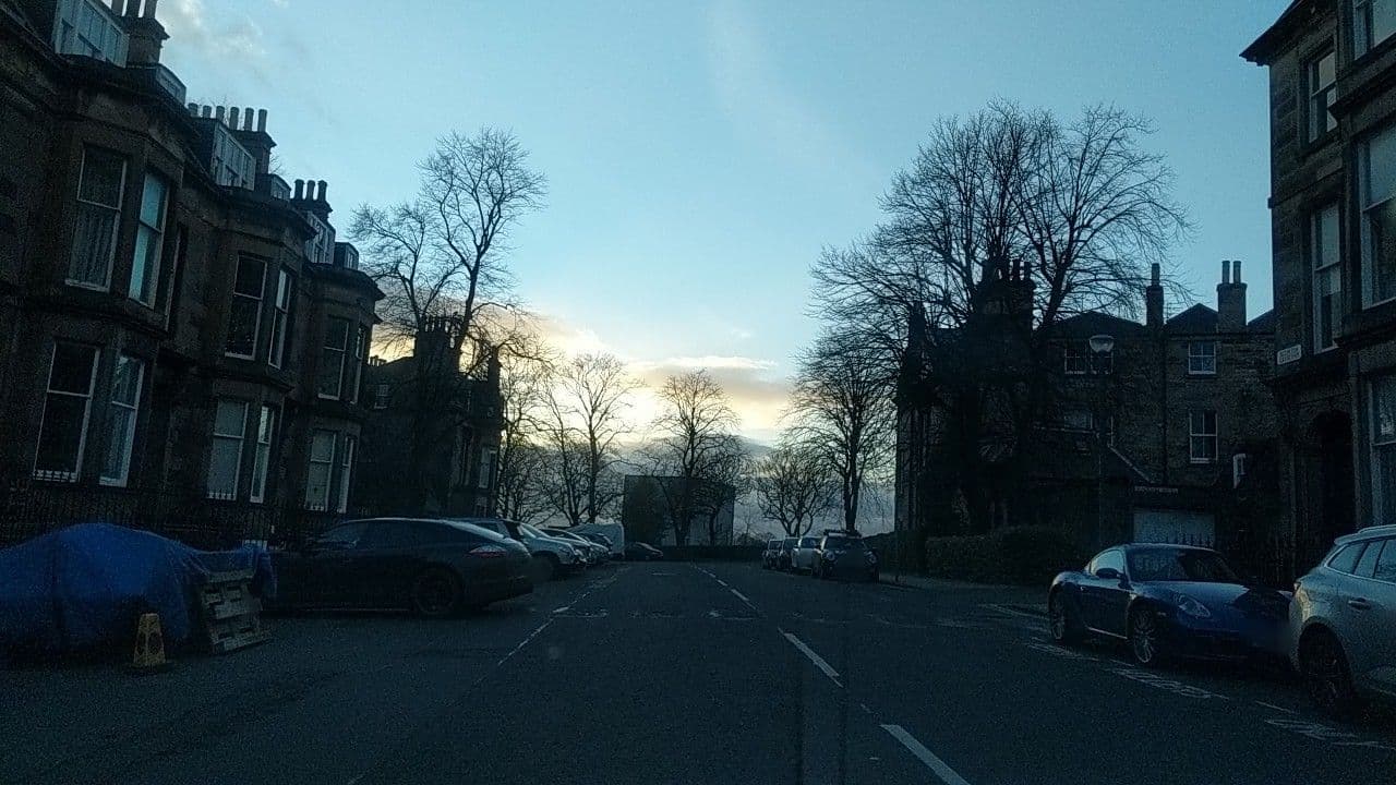Street view near Dreamhouse Apartments Eglinton, Edinburgh — © ccbb7766 (CC BY-SA · Mapillary)