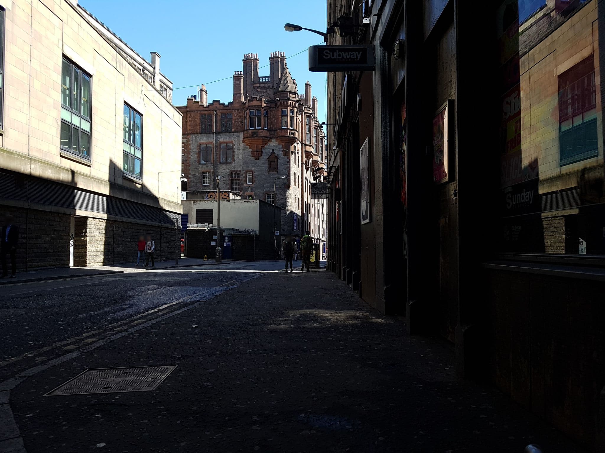 Street view near Bobby's Bunk House, Edinburgh — © pbb (CC BY-SA · Mapillary)