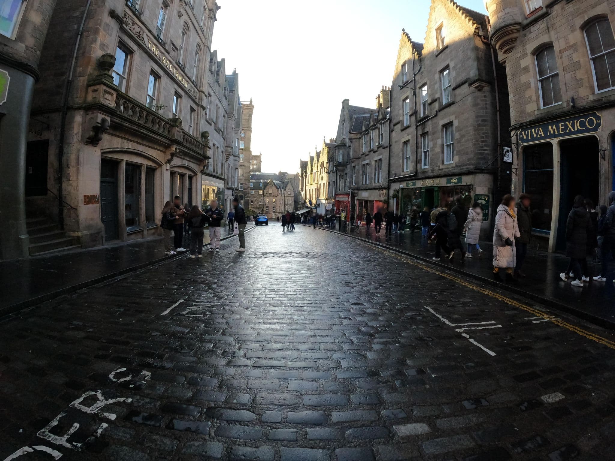 Street view near Alison’s AirBnB, Edinburgh — © hobgoblin (CC BY-SA · Mapillary)