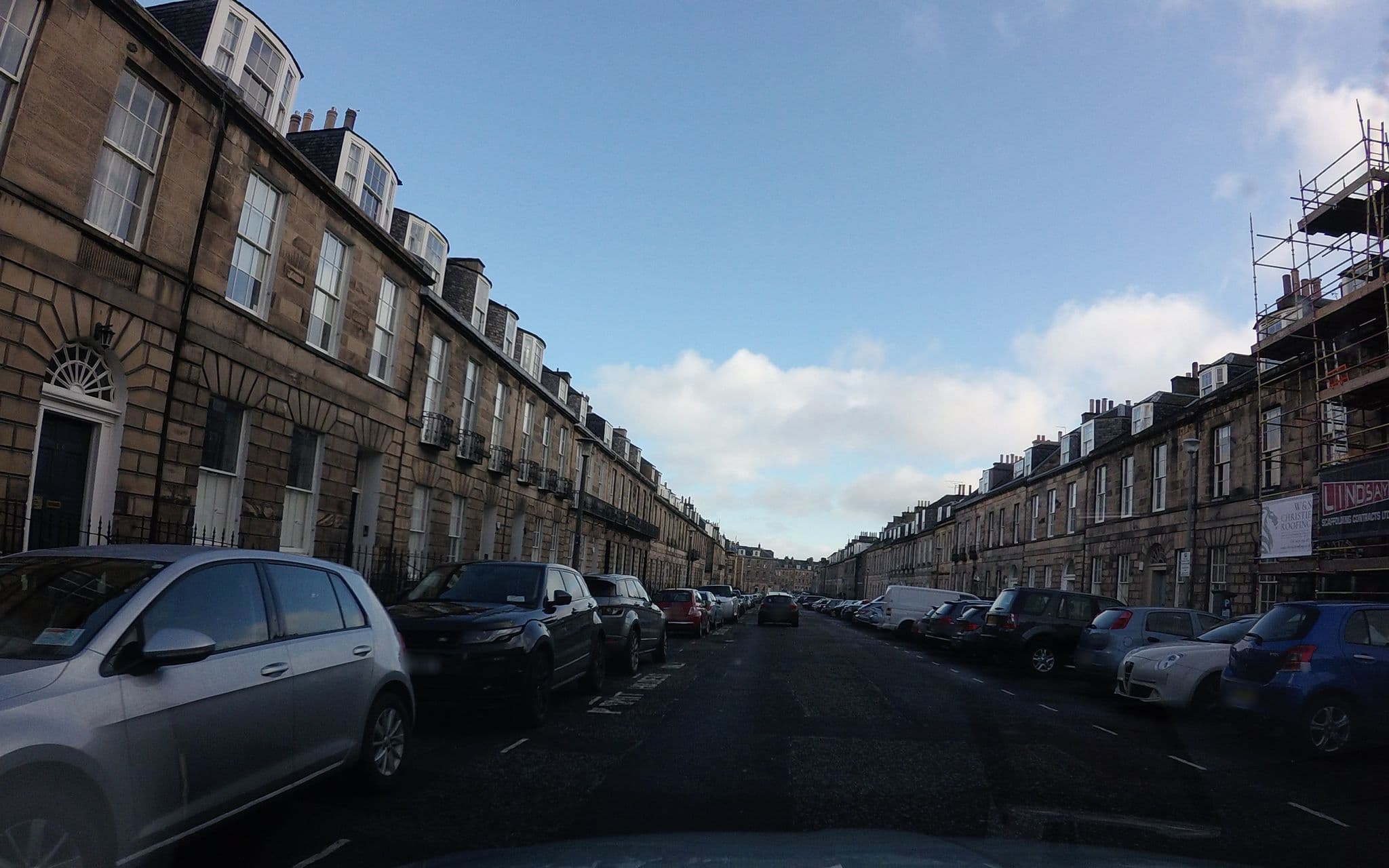 Street view near 20 Albany Street, Edinburgh — © hobgoblin (CC BY-SA · Mapillary)