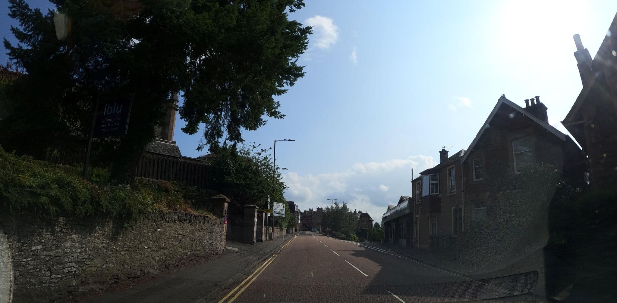 Street view near Converted Church Tower, Crieff — © hobgoblin (CC BY-SA · Mapillary)
