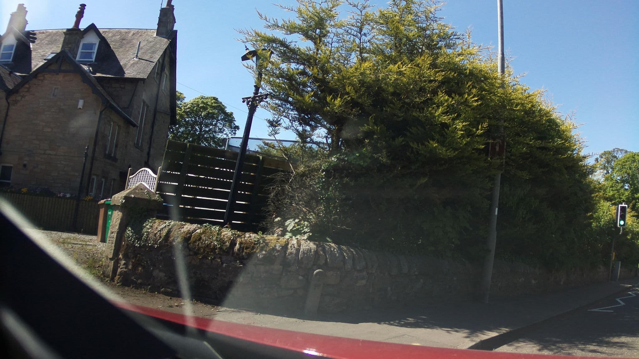 Street view near The Shieling Bed & Breakfast, Cupar — © southglos (CC BY-SA · Mapillary)