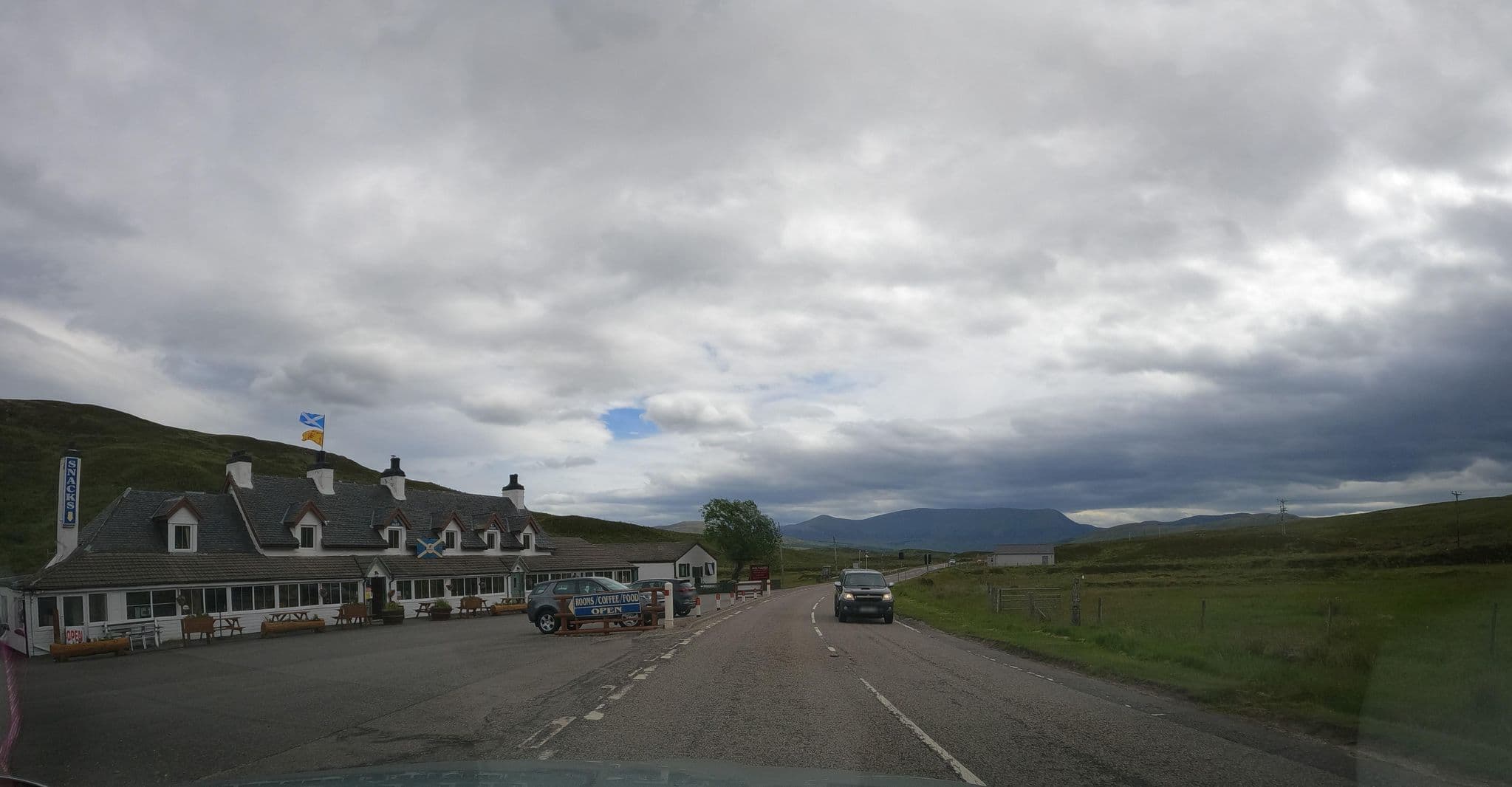 Street view near Aultguish Bunkhouse, Strathpeffer — © hobgoblin (CC BY-SA · Mapillary)