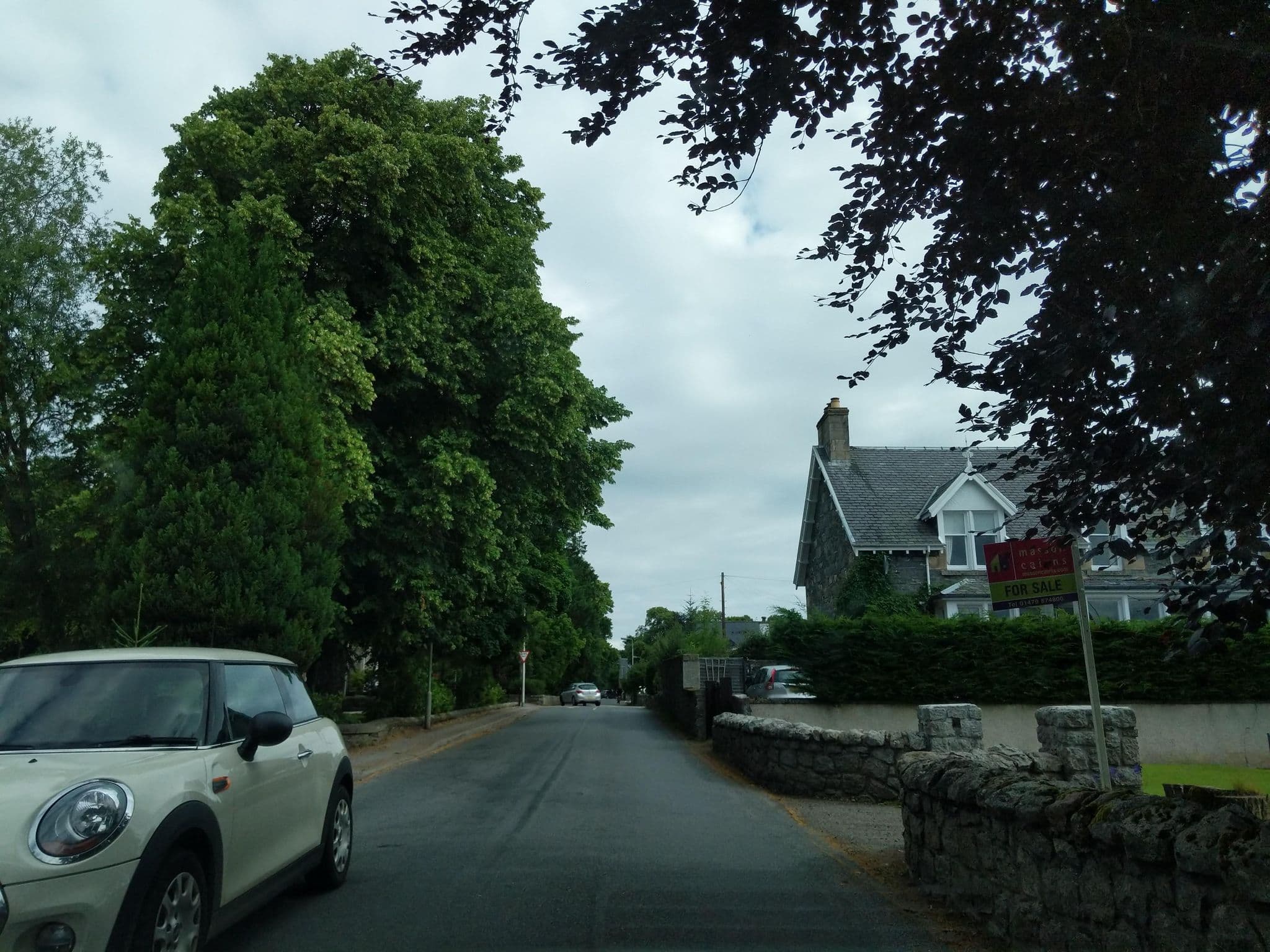 Street view near Firhall Highland Bed & Breakfast, Grantown on Spey — © ccbb7766 (CC BY-SA · Mapillary)