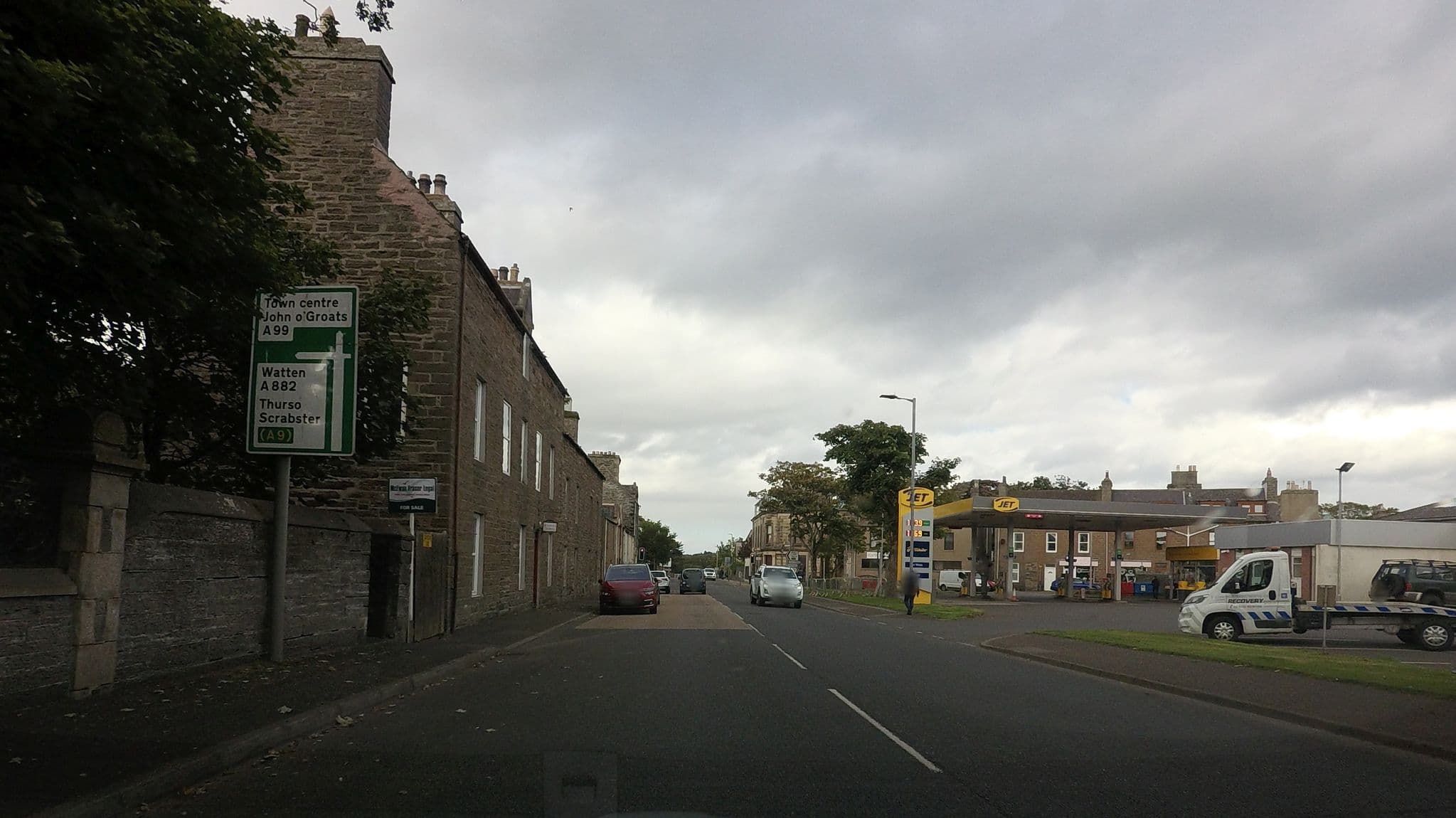 Street view near Carrie's Gusthouse, Wick — © hobgoblin (CC BY-SA · Mapillary)