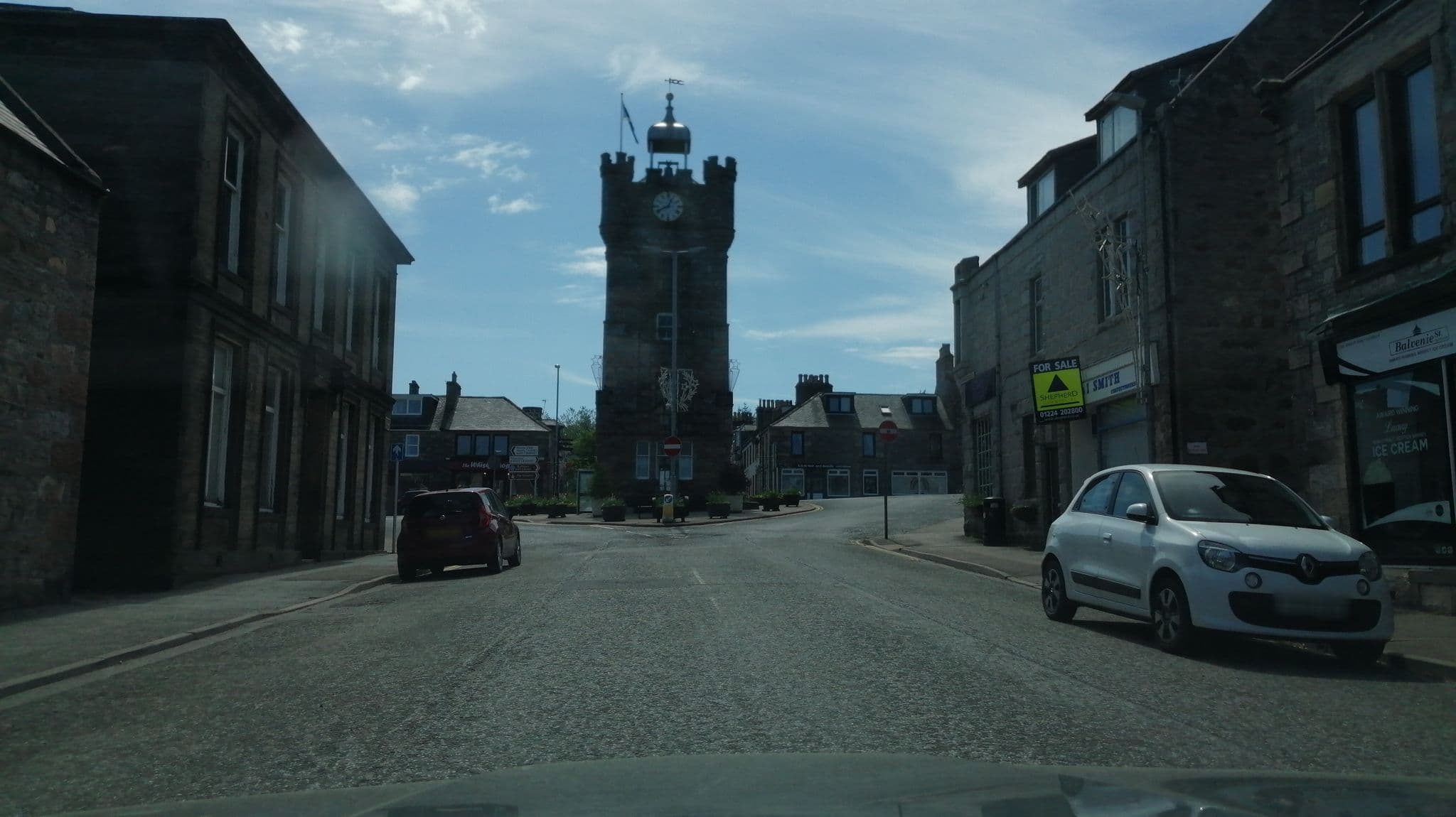 Street view near Speyside Holiday Homes, Dufftown — © caz440 (CC BY-SA · Mapillary)