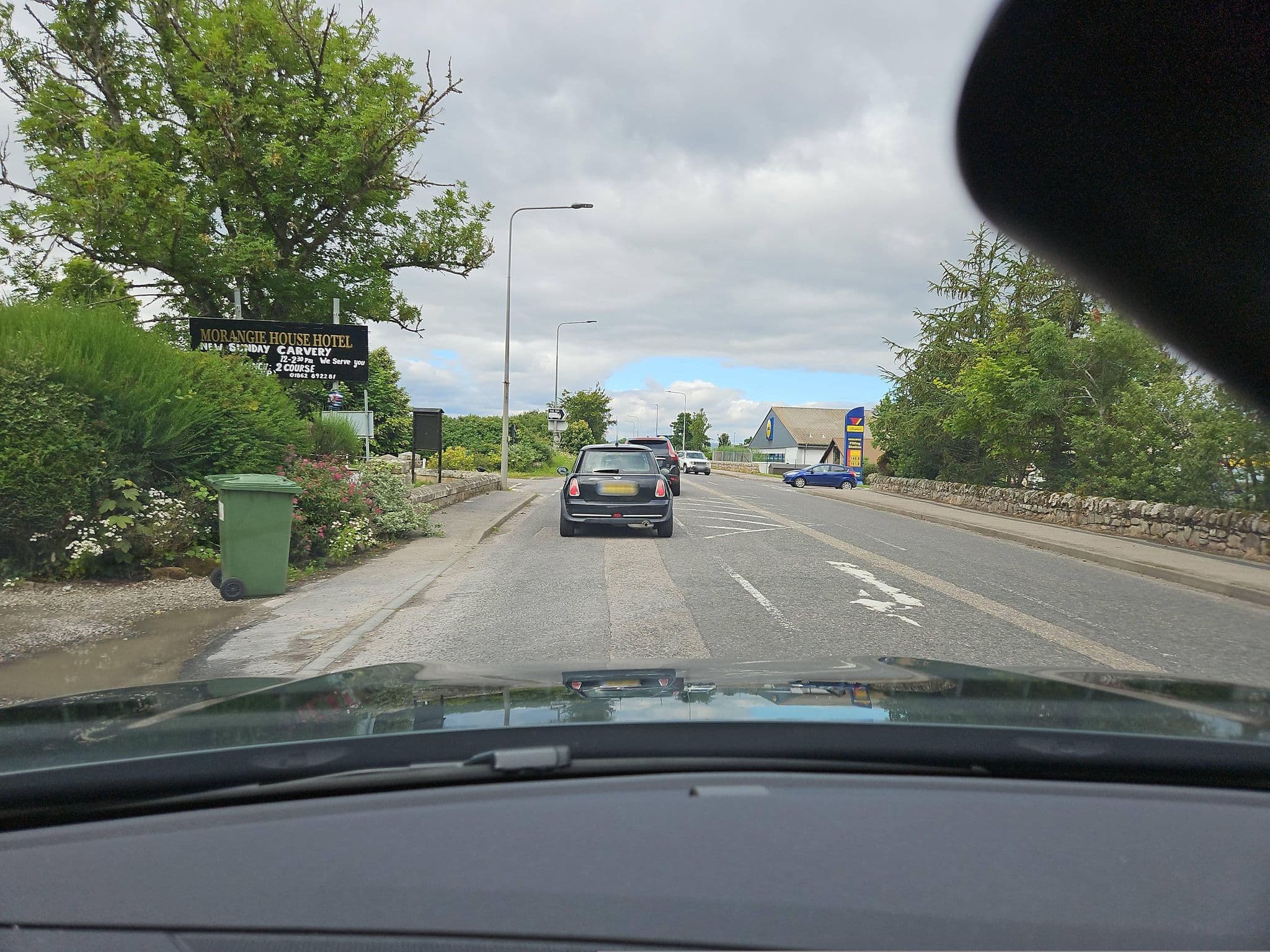 Street view near Morangie House Hotel, Tain — © toho (CC BY-SA · Mapillary)