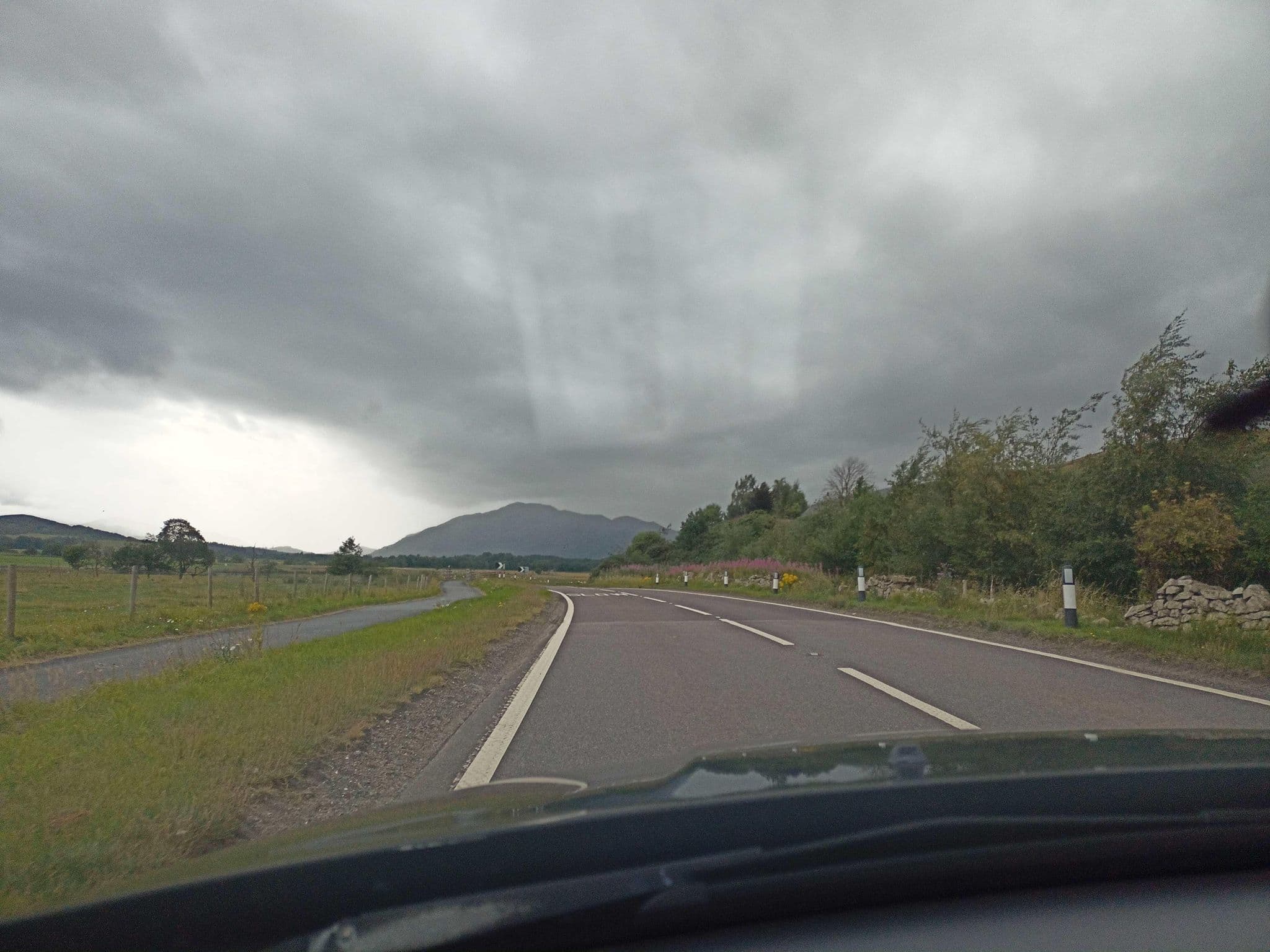 Street view near Killiehuntly Farmhouse & Cottage, Kingussie — © xdTAGCLAN (CC BY-SA · Mapillary)