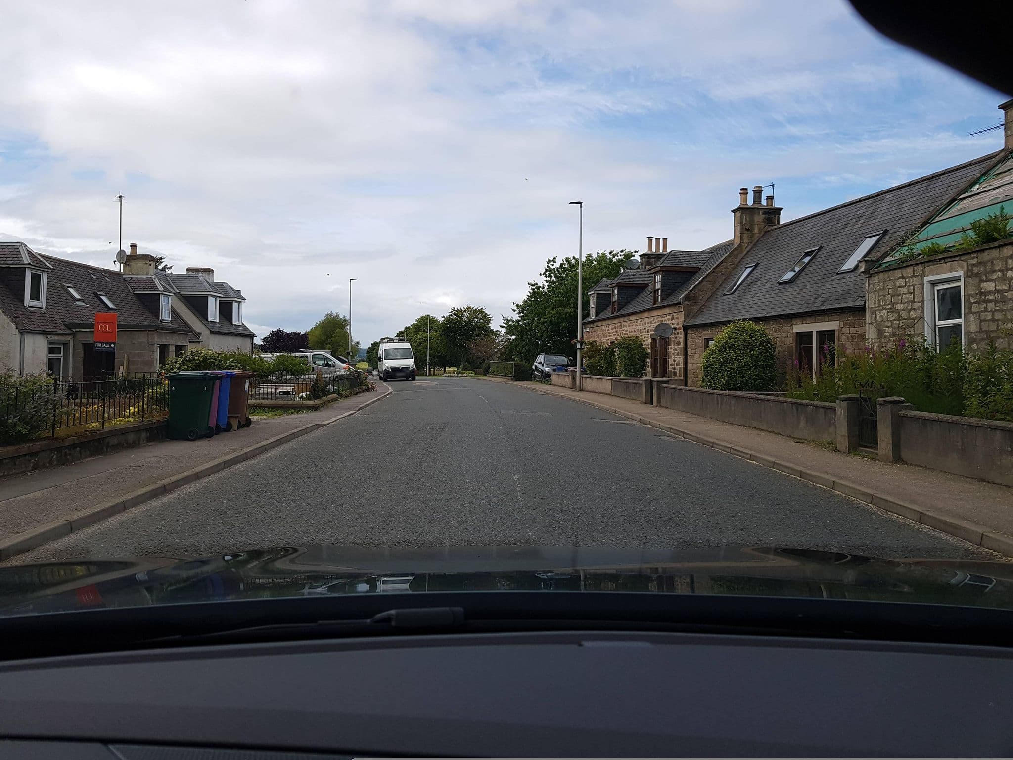 Street view near Tennant Arms, Lhanbryde — © toho (CC BY-SA · Mapillary)