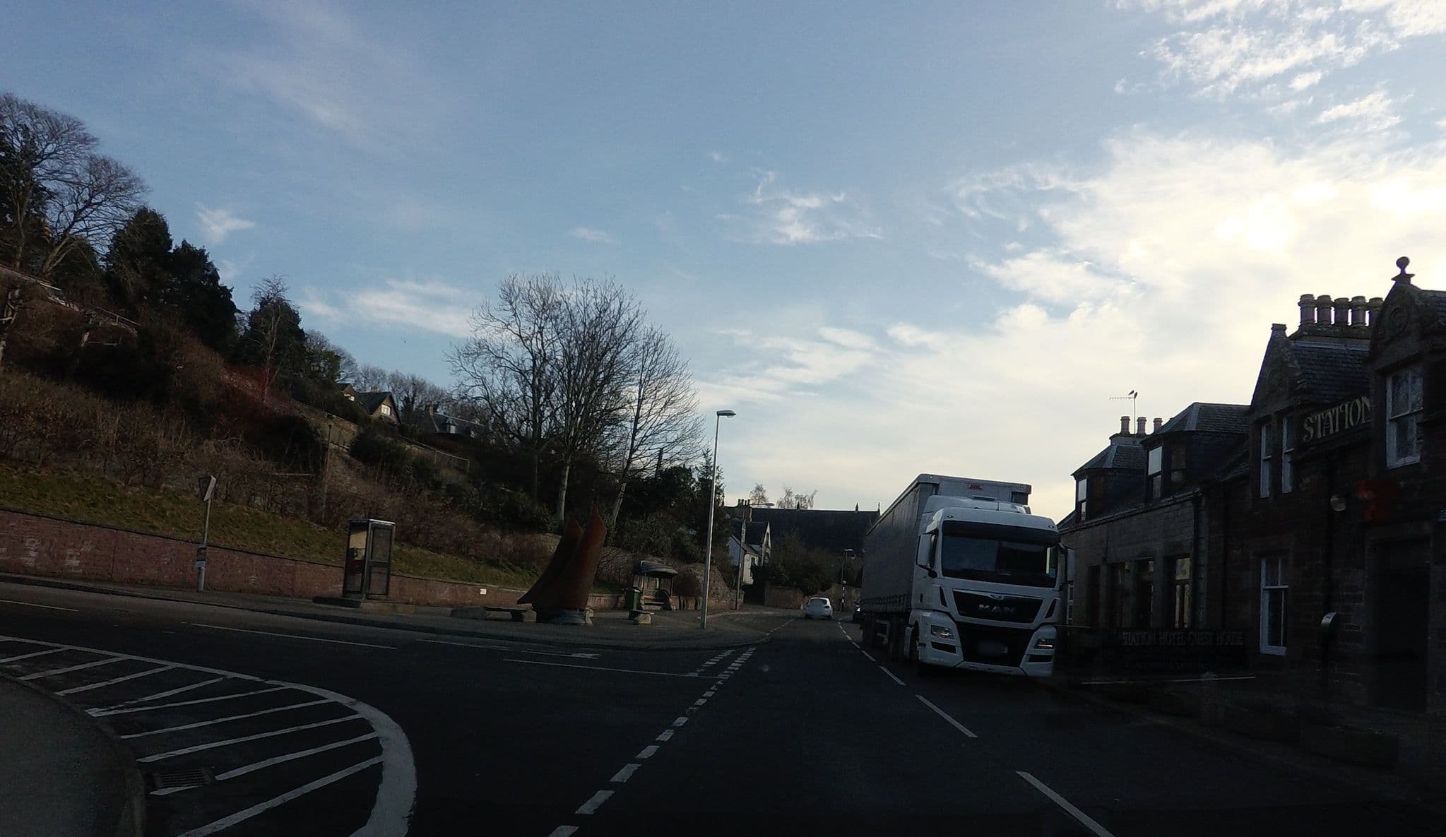 Street view near The Station Hotel, Fortrose — © hobgoblin (CC BY-SA · Mapillary)