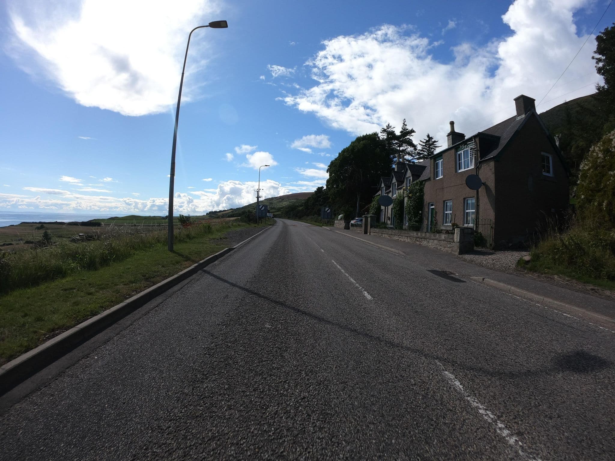 Street view near Jutta's Bed & Breakfast, Brora — © joostjakob (CC BY-SA · Mapillary)