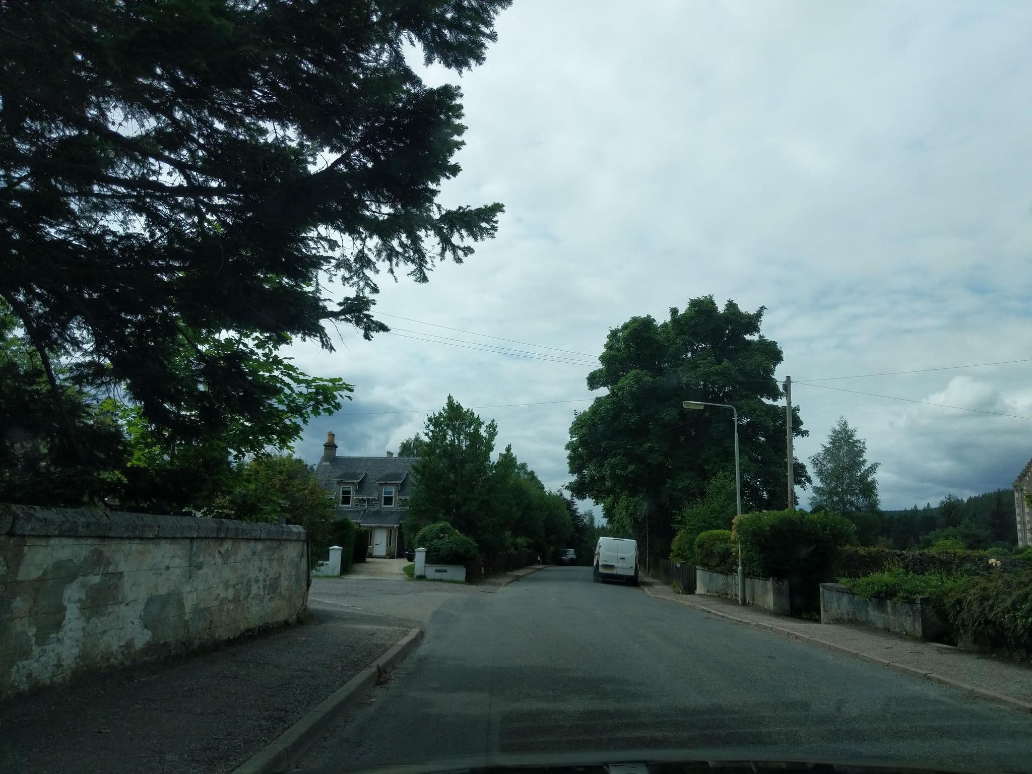 Street view near Holmhill House, Grantown on Spey — © ccbb7766 (CC BY-SA · Mapillary)