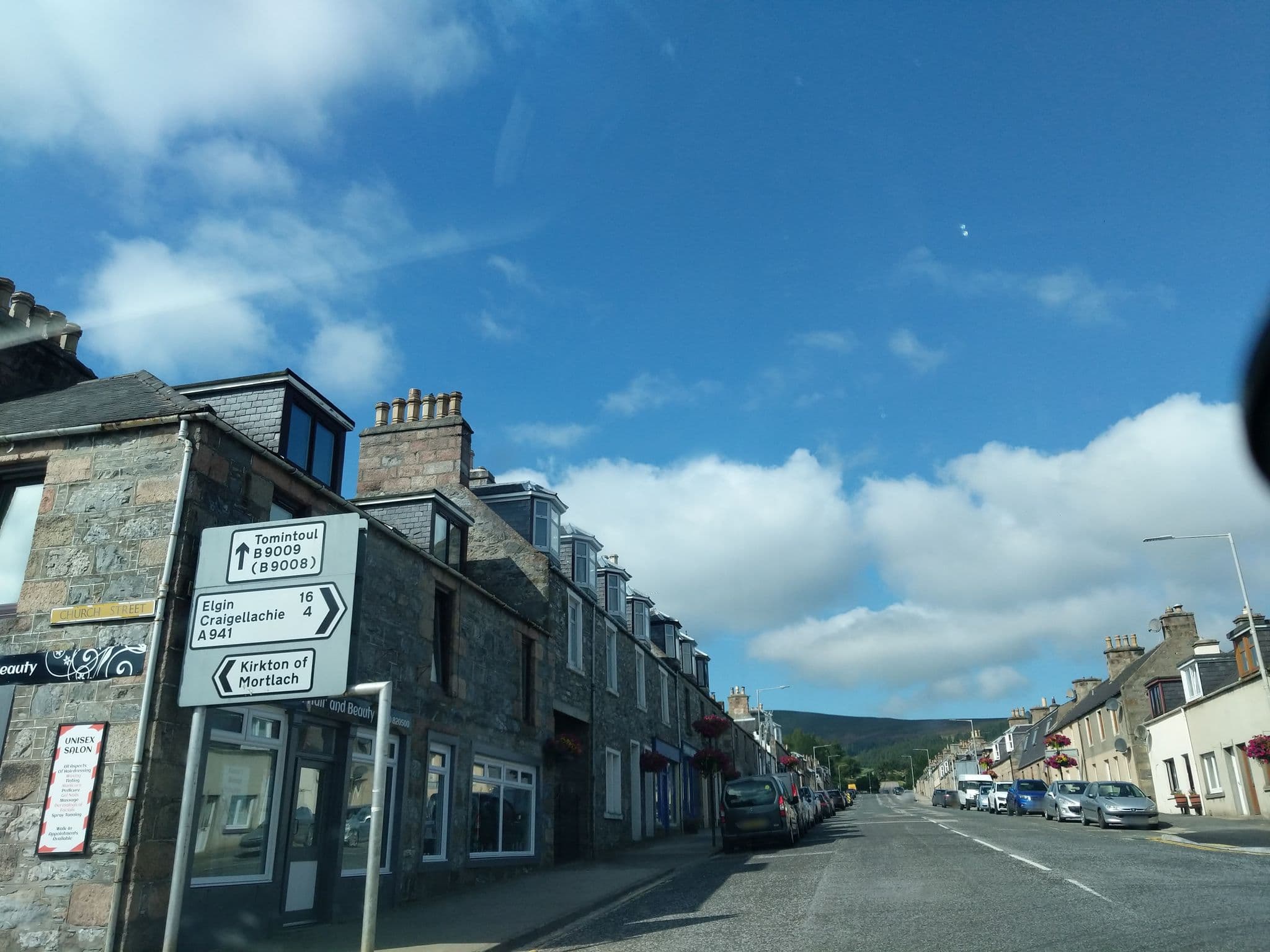 Street view near Dufftown Tower View, Dufftown — © ccbb7766 (CC BY-SA · Mapillary)
