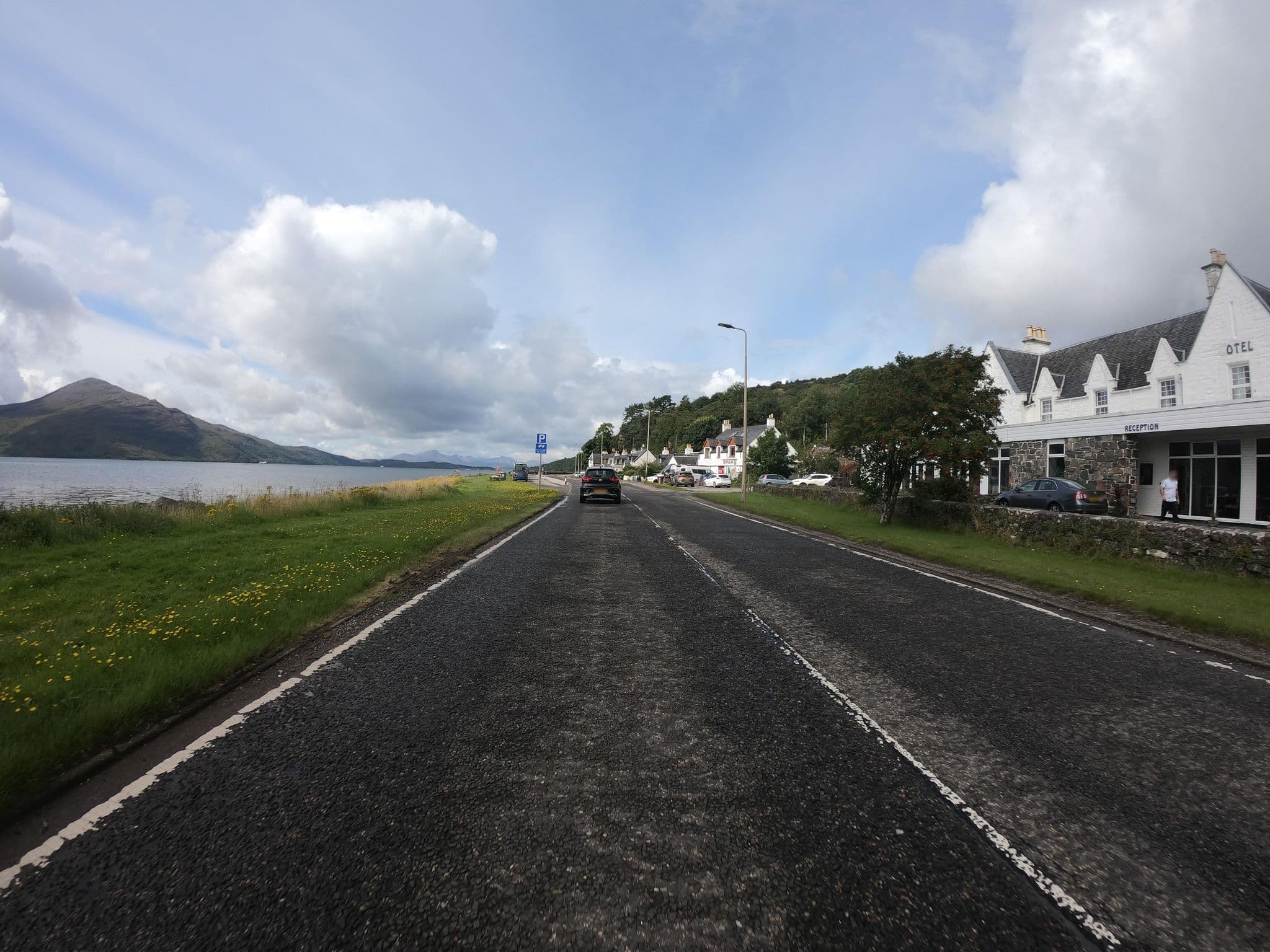 Street view near Balmacara Hotel Kyle of Lochalsh, Portree — © joostjakob (CC BY-SA · Mapillary)