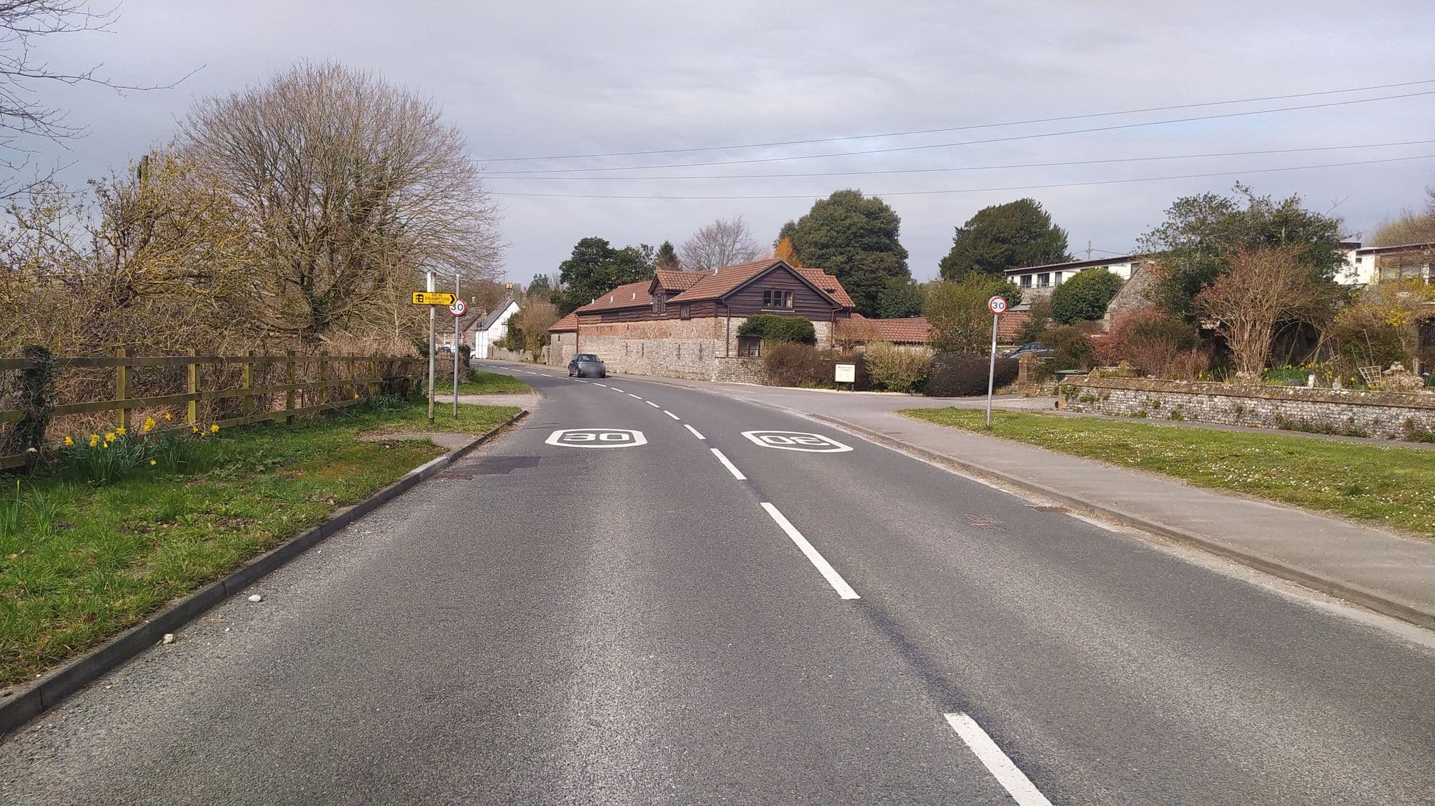 Street view near Wessex Holiday Cottages - Wellbridge, Maiden Newton — © noid (CC BY-SA · Mapillary)