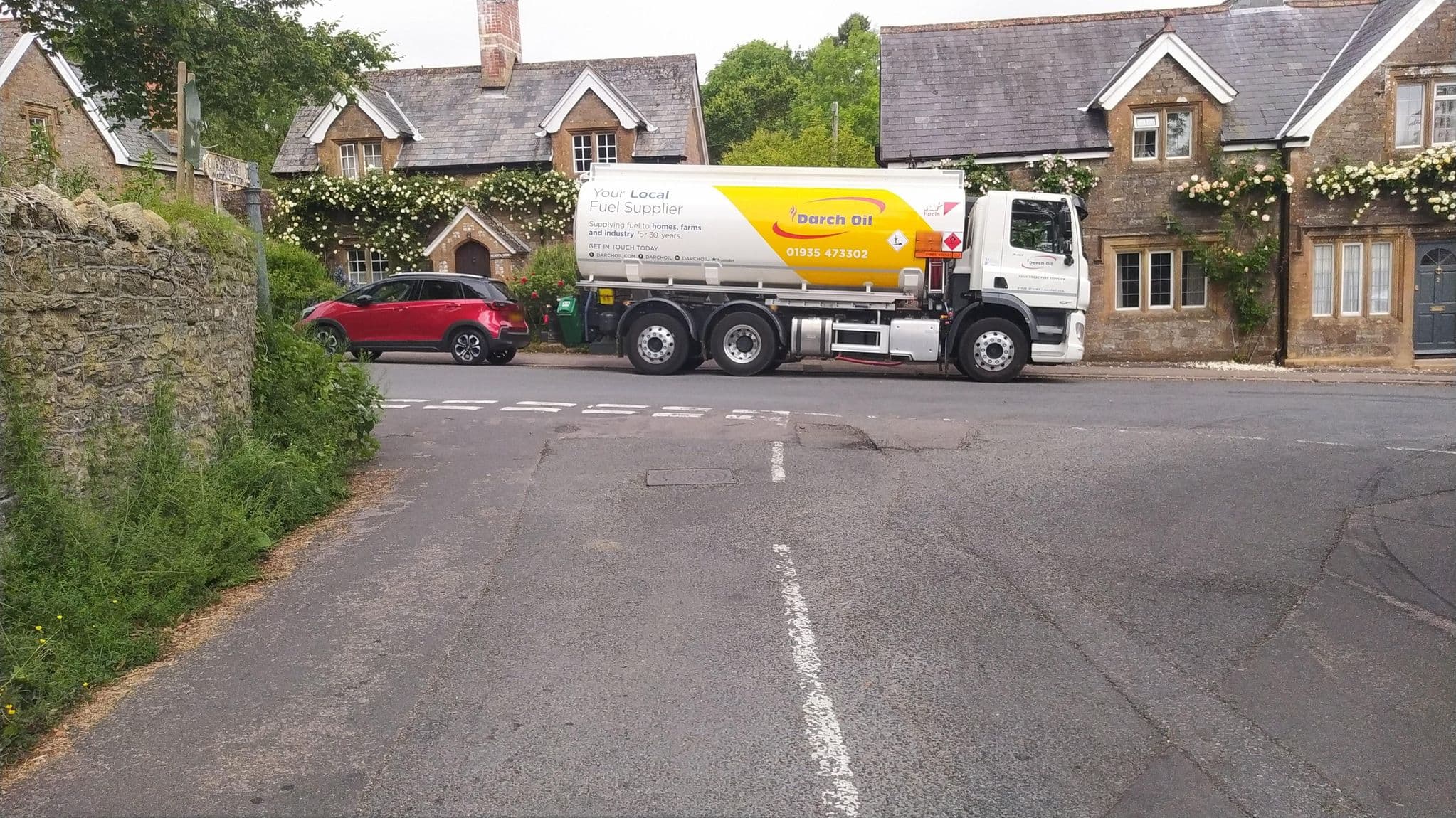 Street view near Summer Lodge Country House Hotel, Restaurant and Spa, Yetminster — © noid (CC BY-SA · Mapillary)
