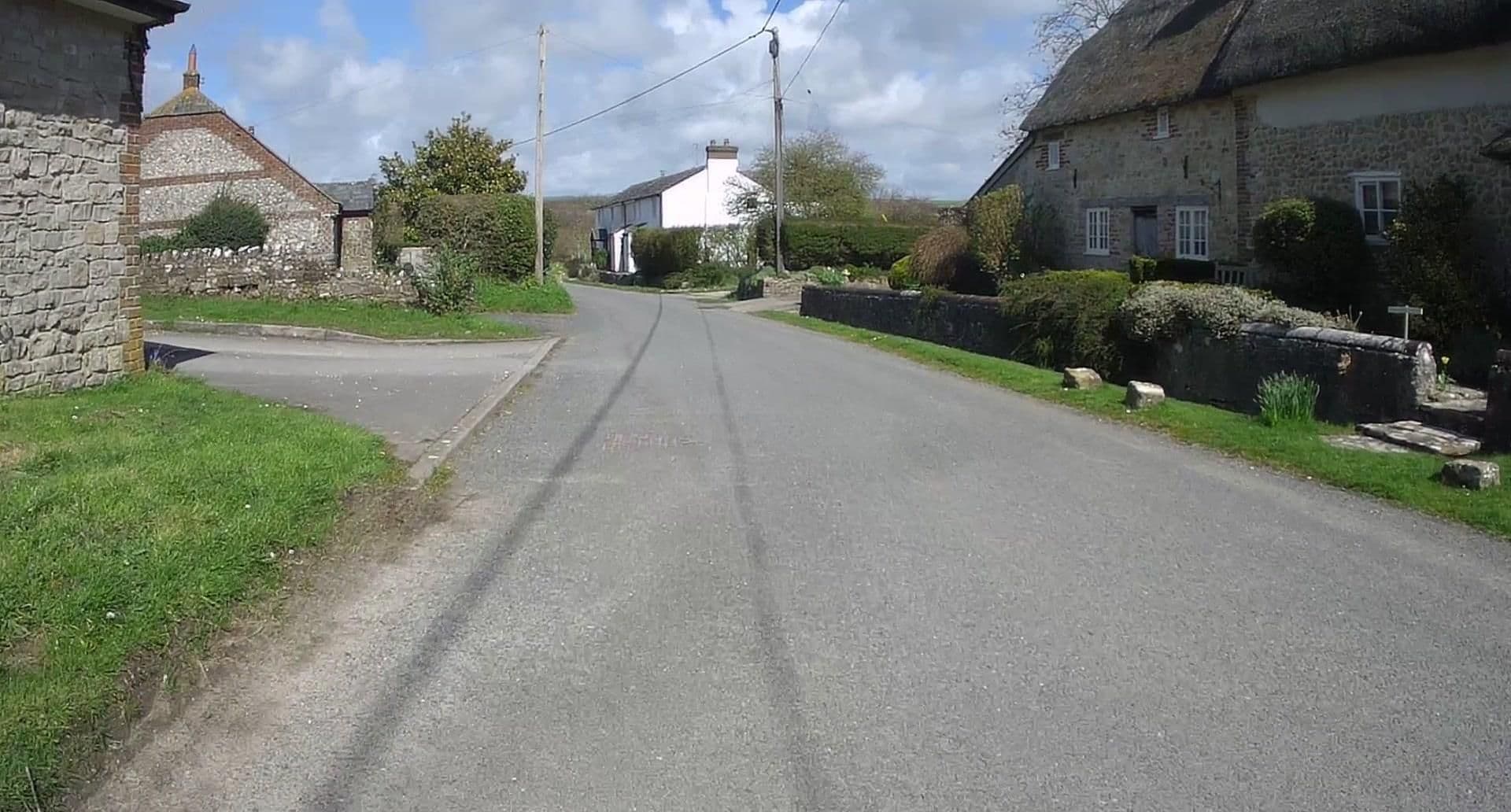 Street view near Traditional Dorset Cottages, Wool — © jpennycook (CC BY-SA · Mapillary)