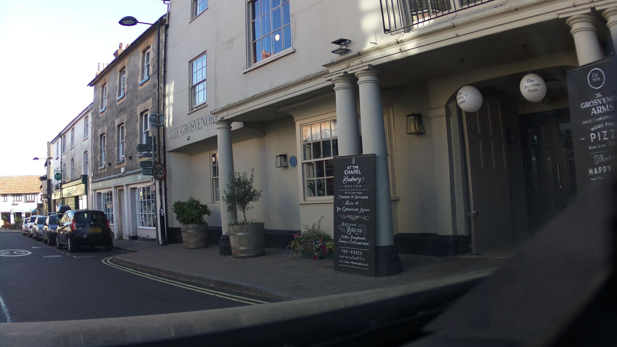 Street view near Grosvenor Hotel Shaftesbury, Shaftesbury — © southglos (CC BY-SA · Mapillary)