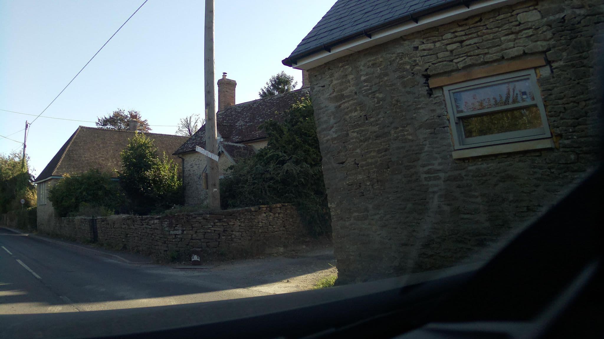 Street view near Manor Farmhouse Bed & Breakfast, Sherborne — © southglos (CC BY-SA · Mapillary)