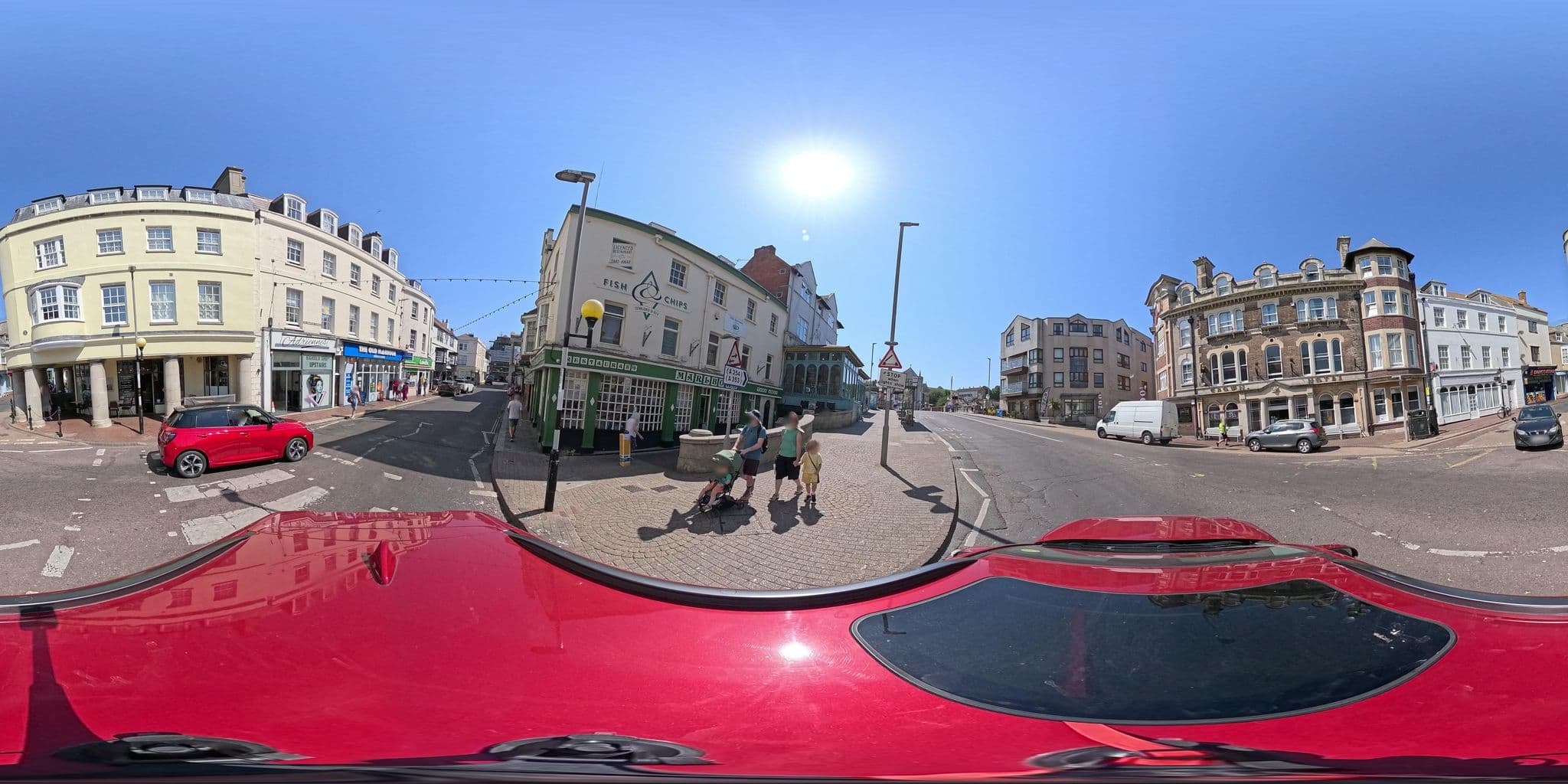 Street view near Crown Hotel - Kings Hotels, Weymouth — © southglos (CC BY-SA · Mapillary)