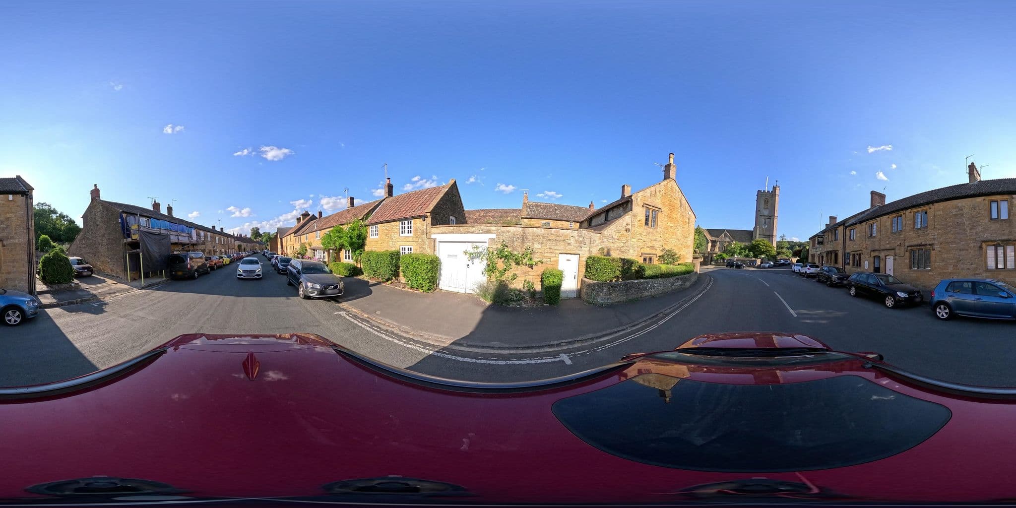 Street view near Kings Arms Inn Yeovil, Stoke-sub-Hamdon — © southglos (CC BY-SA · Mapillary)