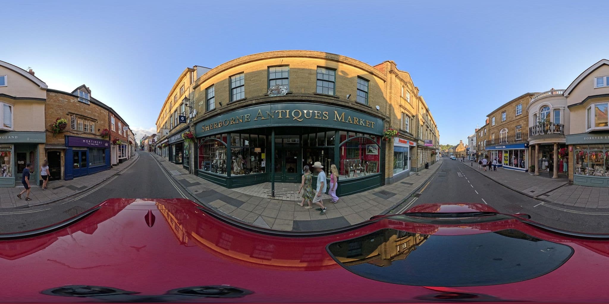Street view near The Yard House, Sherborne — © southglos (CC BY-SA · Mapillary)