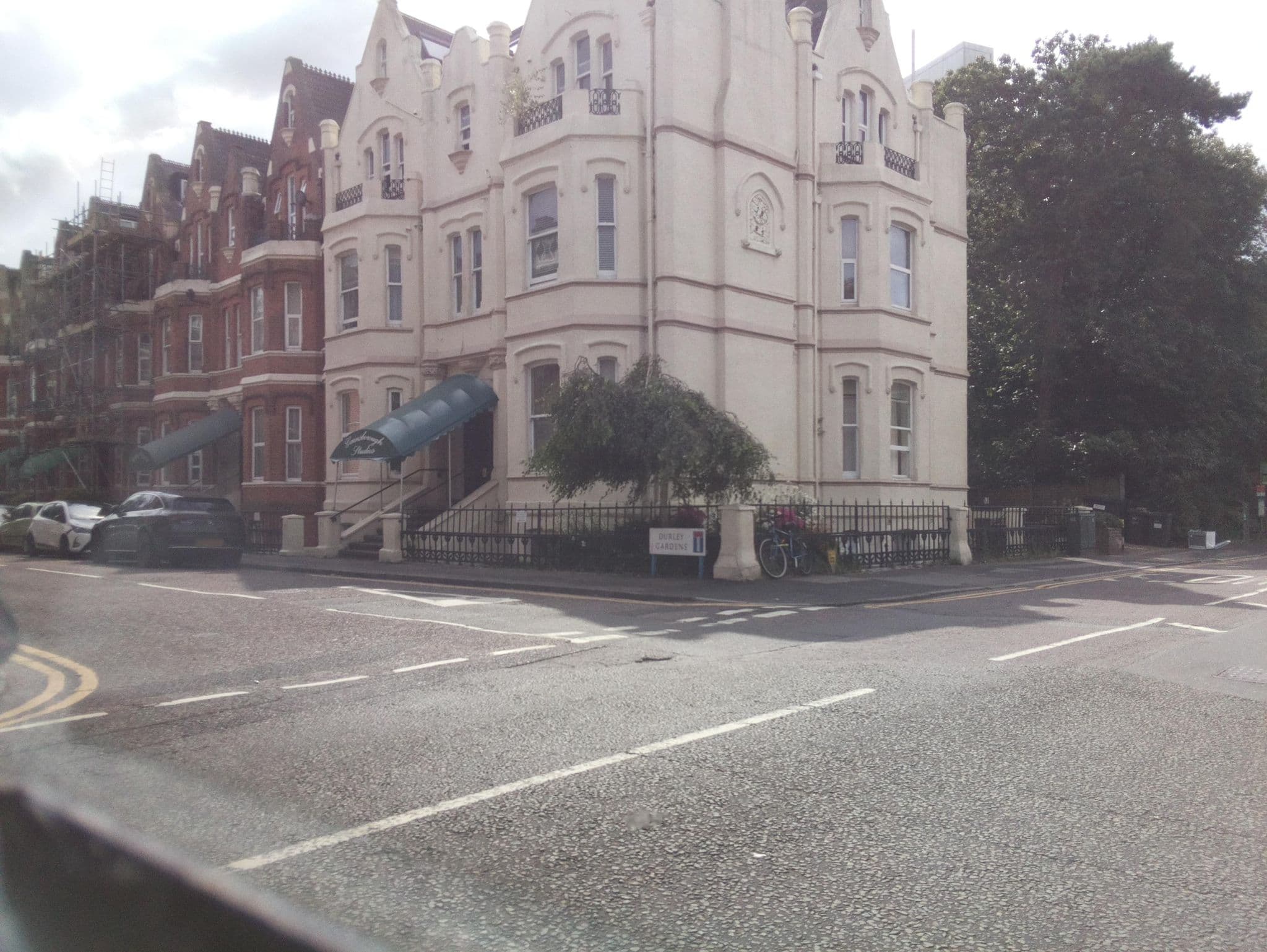 Street view near The Durley Dean Hotel, Bournemouth — © southglos (CC BY-SA · Mapillary)