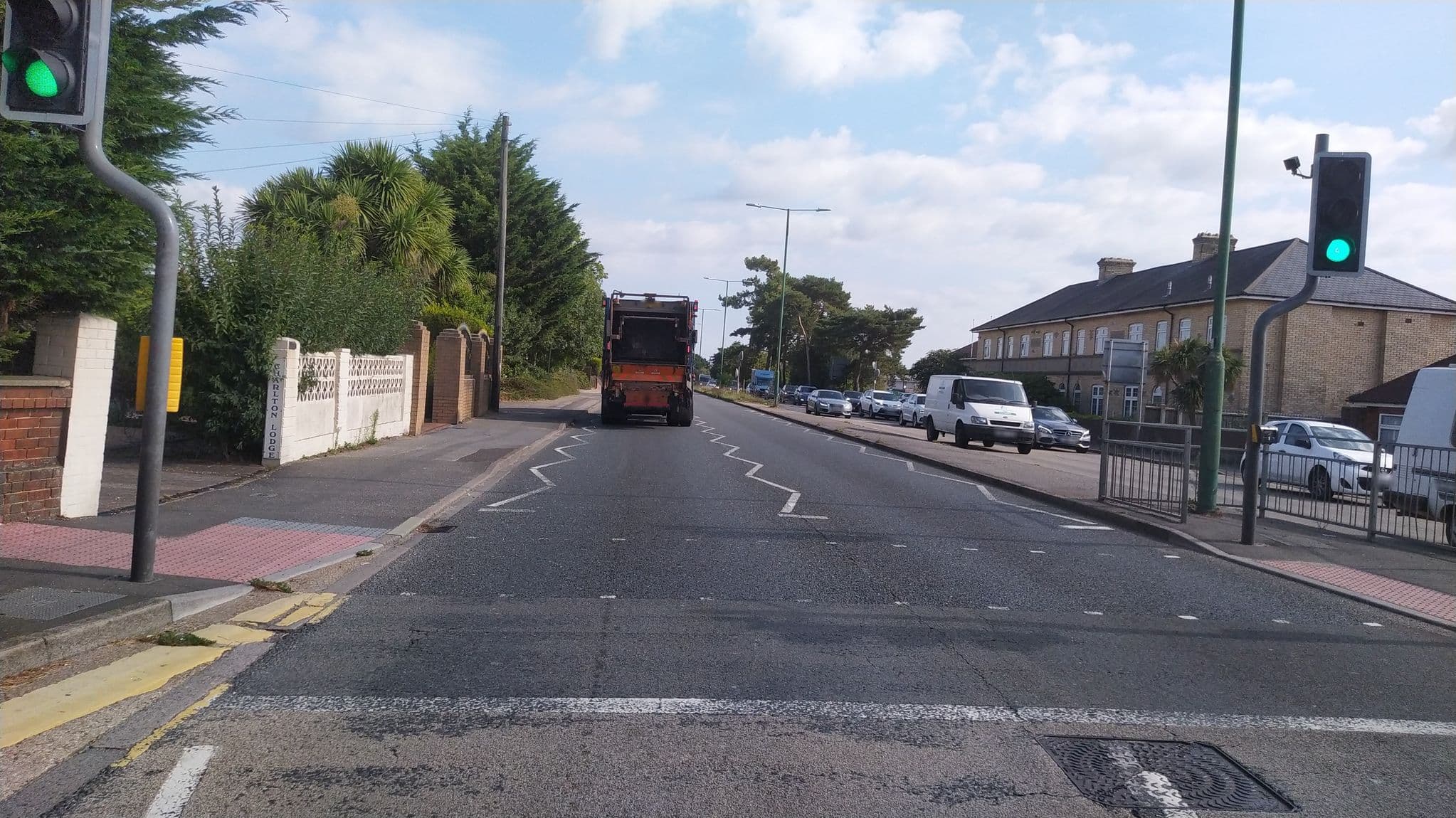 Street view near Minster Bed and Breakfast, Canford Heath — © noid (CC BY-SA · Mapillary)