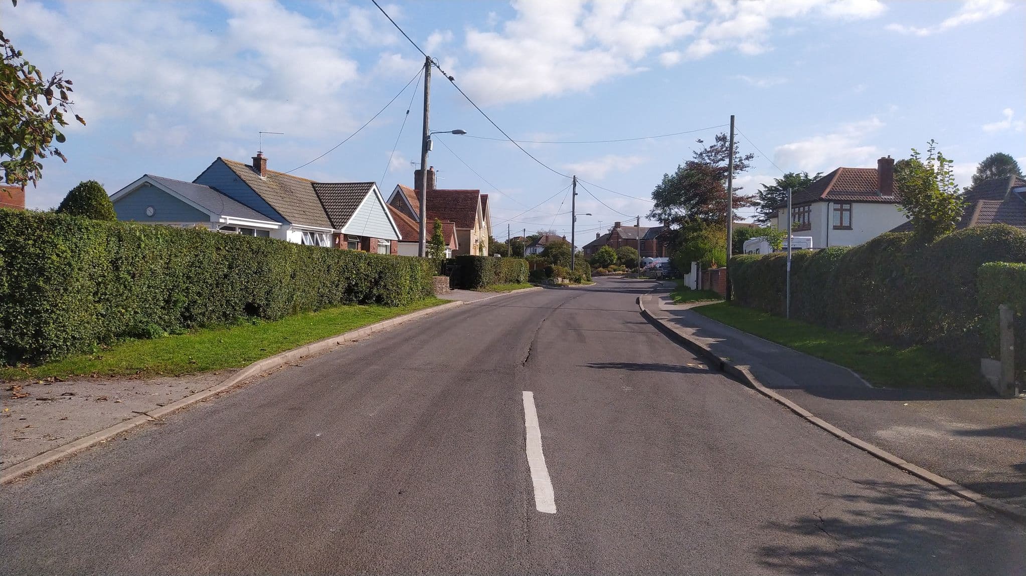 Street view near Bona Vista Bed & Breakfast, Lytchett Matravers — © noid (CC BY-SA · Mapillary)