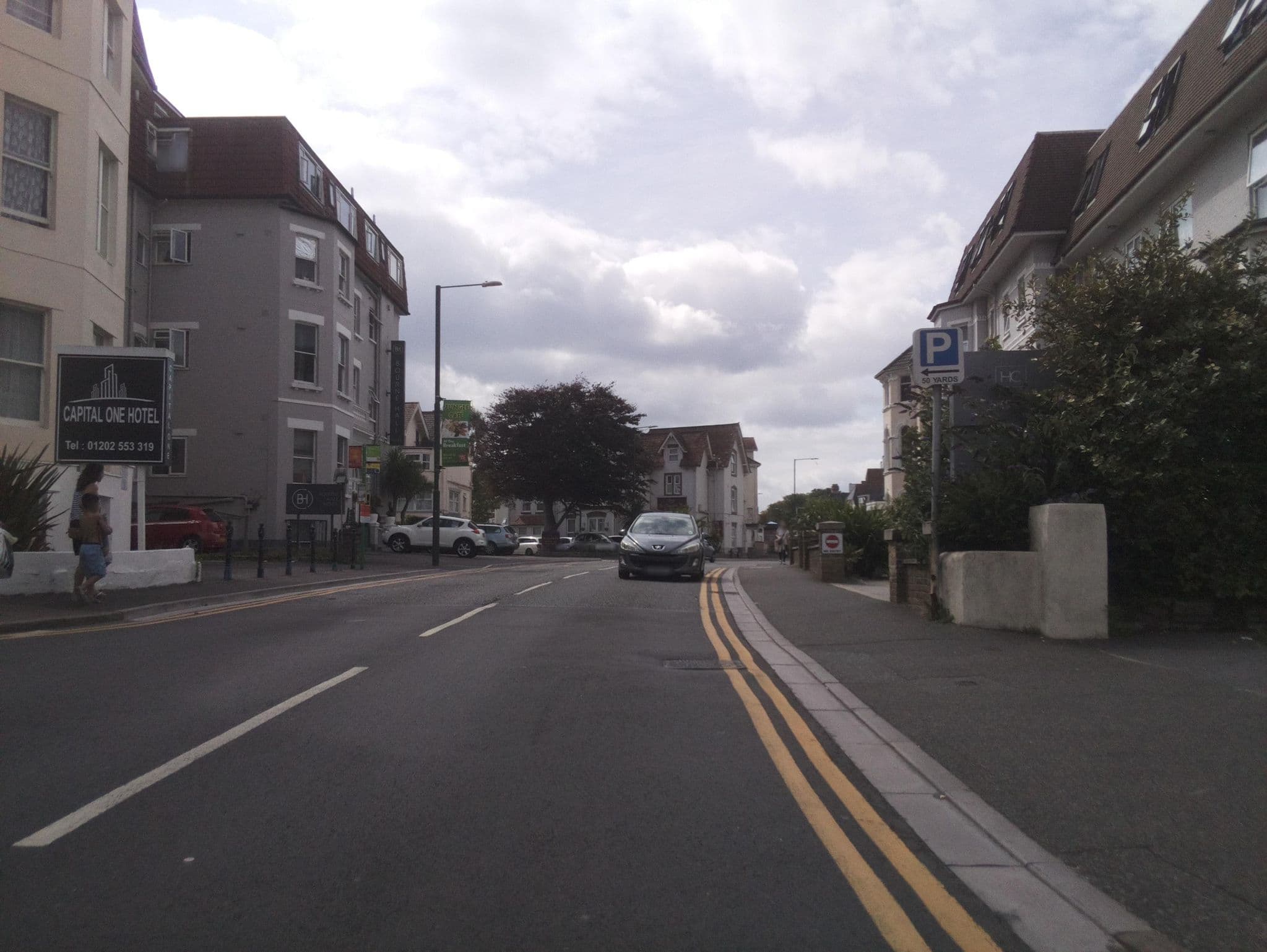 Street view near Bourne Beat Hotel Bournemouth, Bournemouth — © southglos (CC BY-SA · Mapillary)