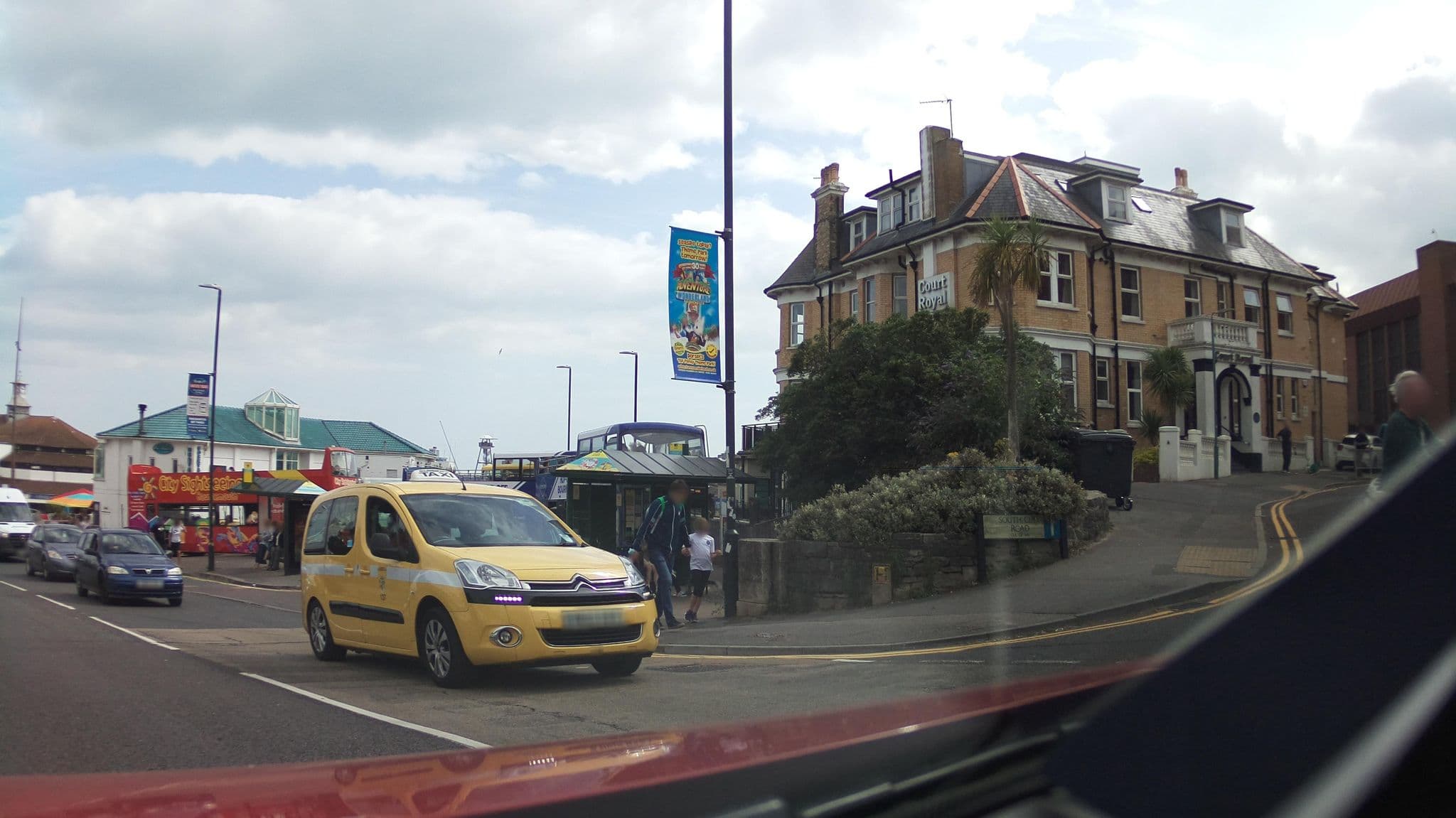 Street view near The Hermitage Hotel - OCEANA COLLECTION, Bournemouth — © southglos (CC BY-SA · Mapillary)