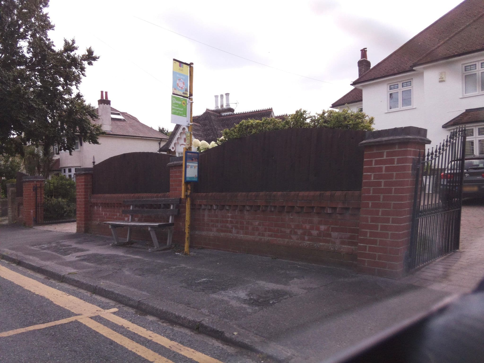 Street view near The Old Lodge, Bournemouth — © southglos (CC BY-SA · Mapillary)