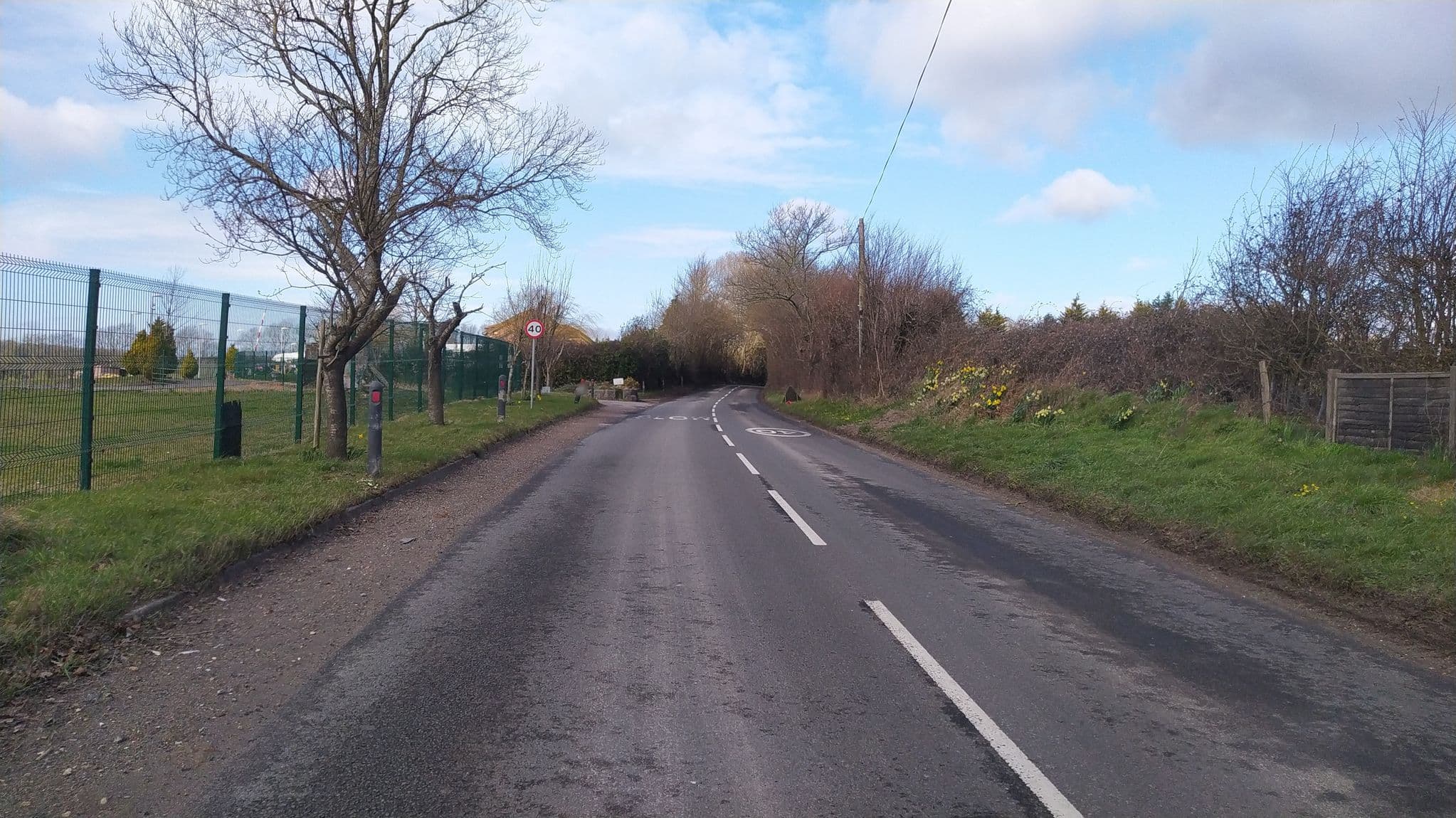 Street view near Treetops, Three Legged Cross — © noid (CC BY-SA · Mapillary)