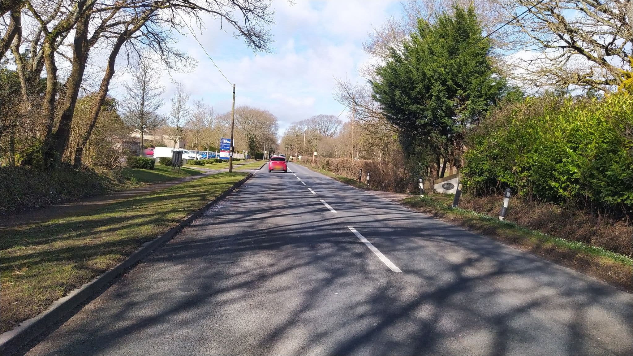 Street view near South View Guest House, Three Legged Cross — © noid (CC BY-SA · Mapillary)
