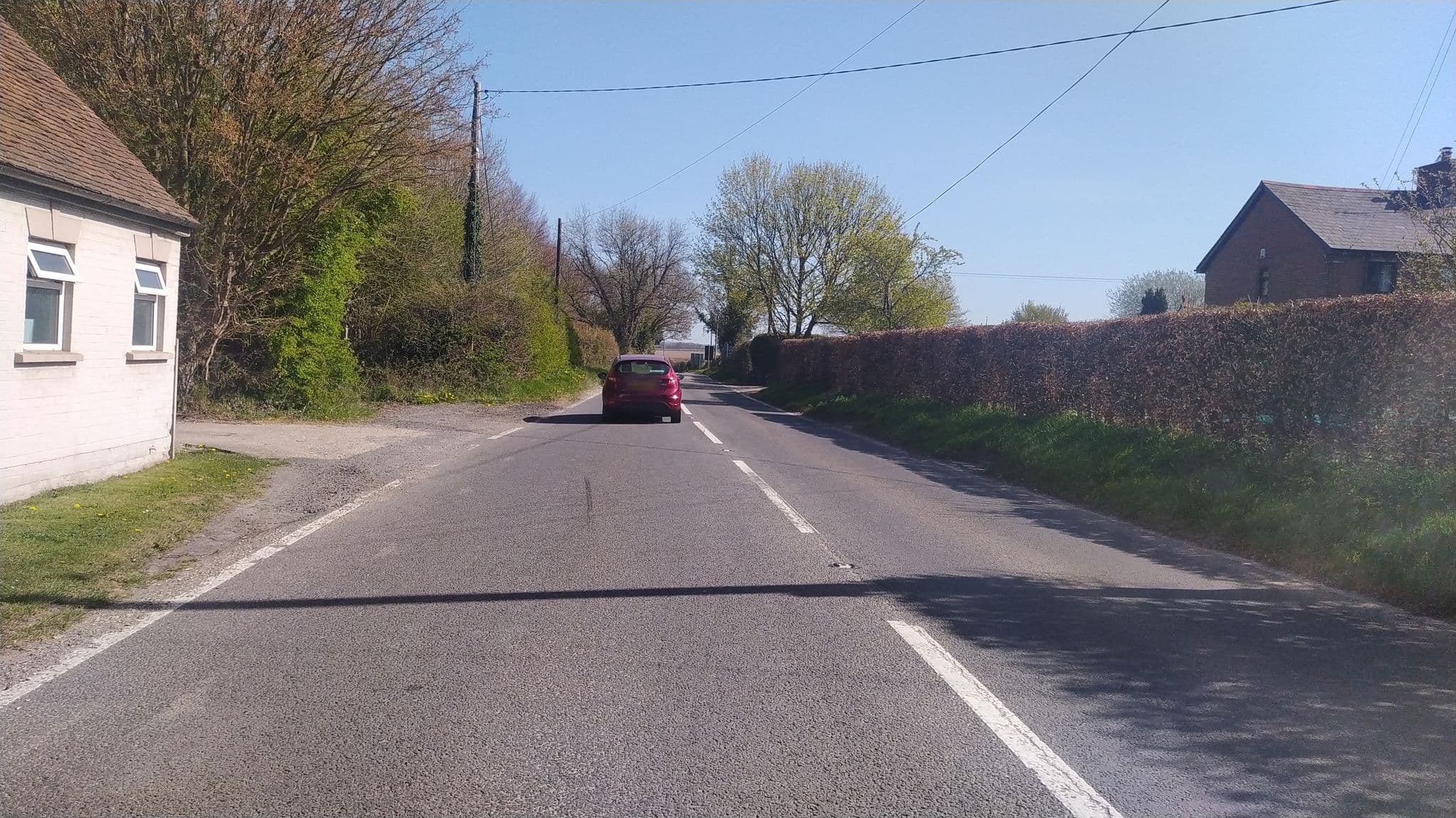 Street view near Horton by Marstons, Three Legged Cross — © noid (CC BY-SA · Mapillary)