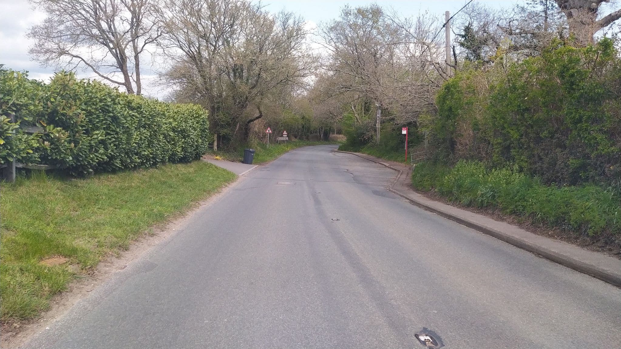 Street view near Cameron House, West Wellow — © noid (CC BY-SA · Mapillary)