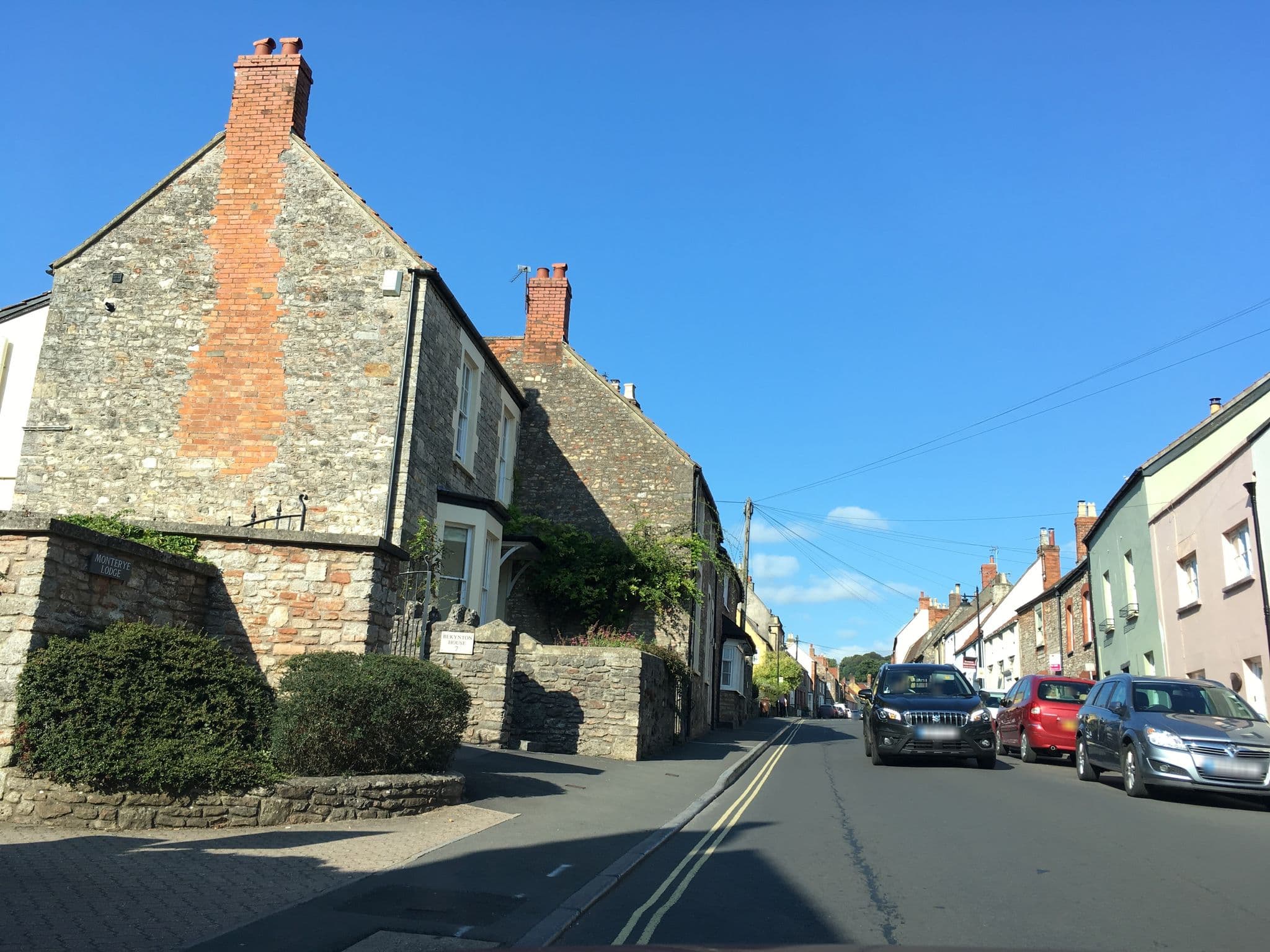 Street view near Bekynton House, Wells — © southglos (CC BY-SA · Mapillary)