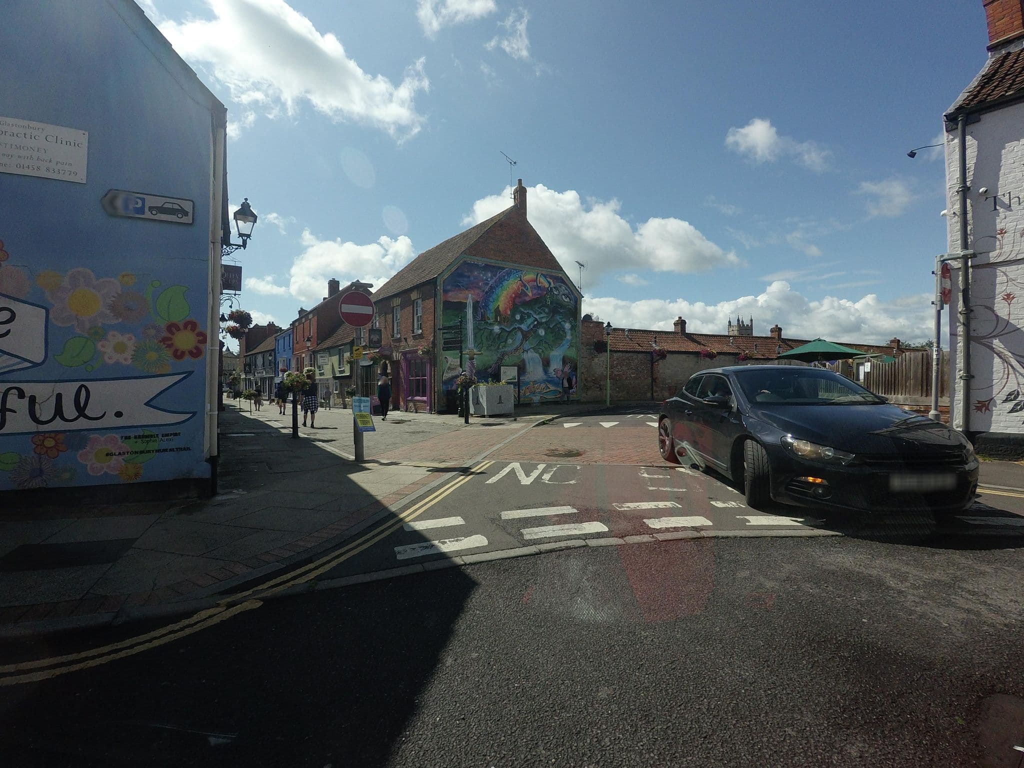Street view near Glastonbury Holiday Homes, Glastonbury — © hobgoblin (CC BY-SA · Mapillary)