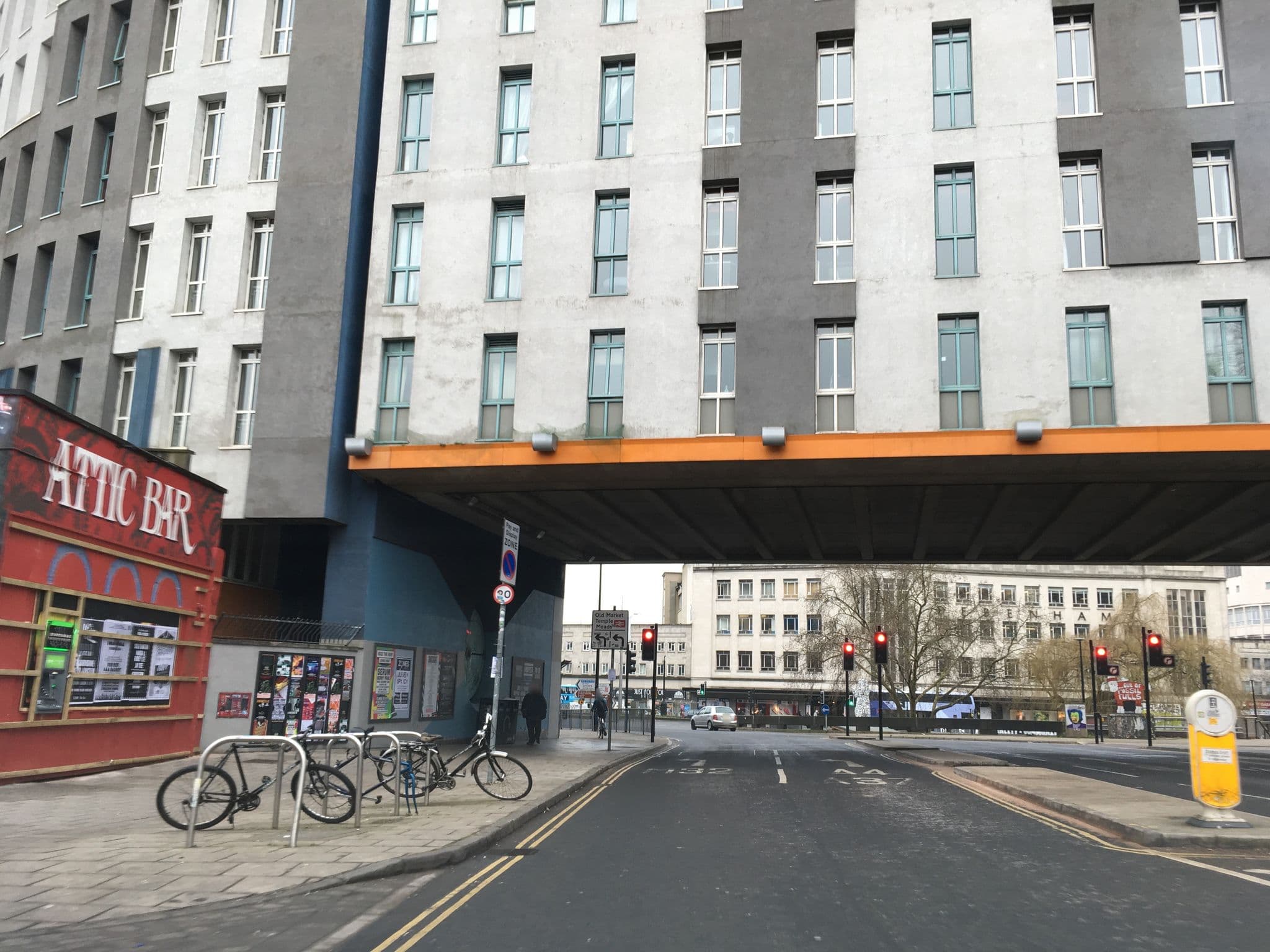 Street view near The Full Moon Backpacker Hostel & Attic Bar, Bristol — © southglos (CC BY-SA · Mapillary)