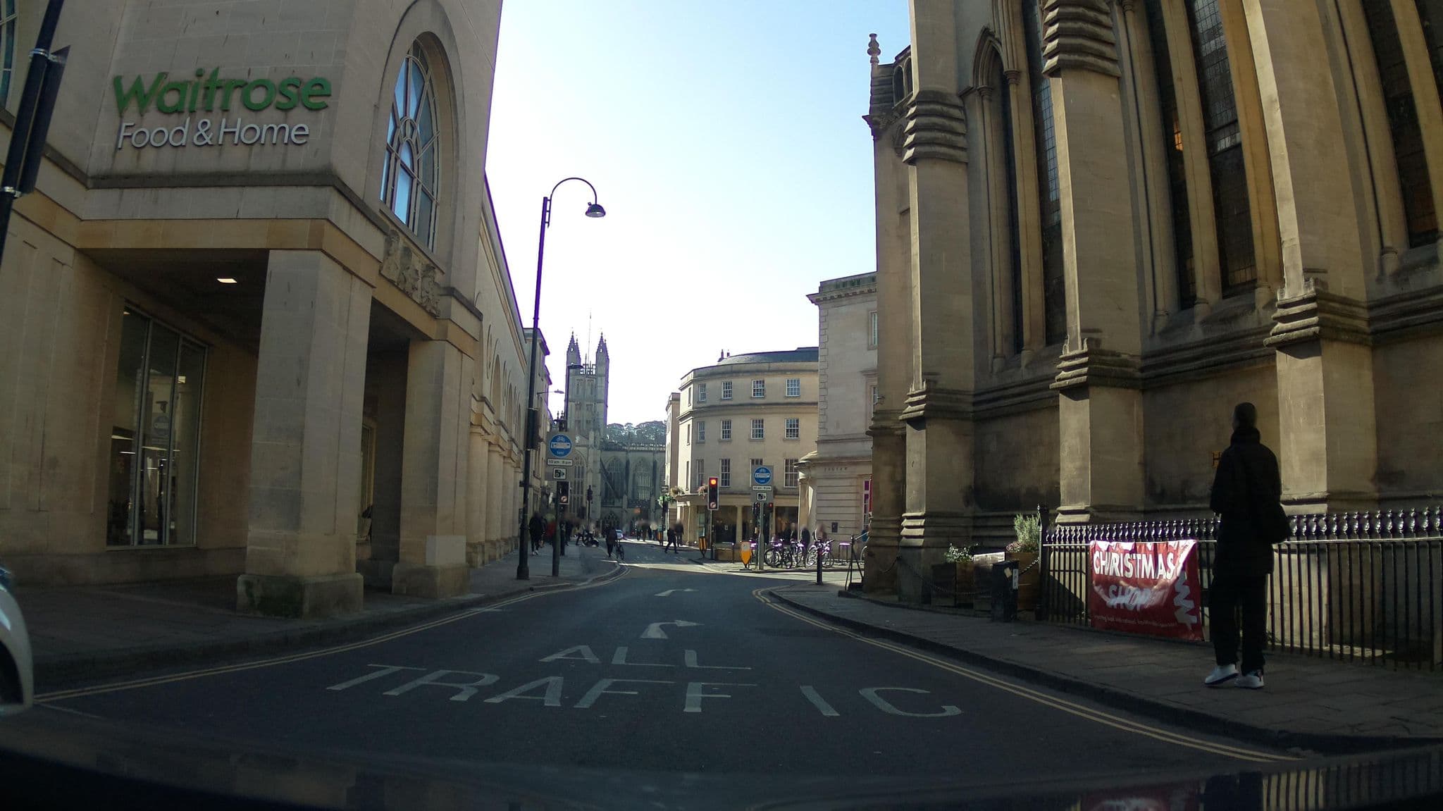 Street view near St. Christophers Inn, Bath — © southglos (CC BY-SA · Mapillary)
